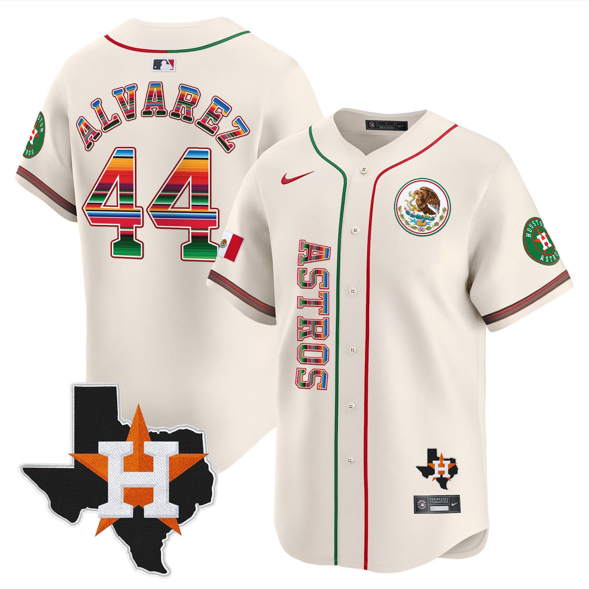 Men’s Houston Mexico Vapor Premier Limited Jersey V4