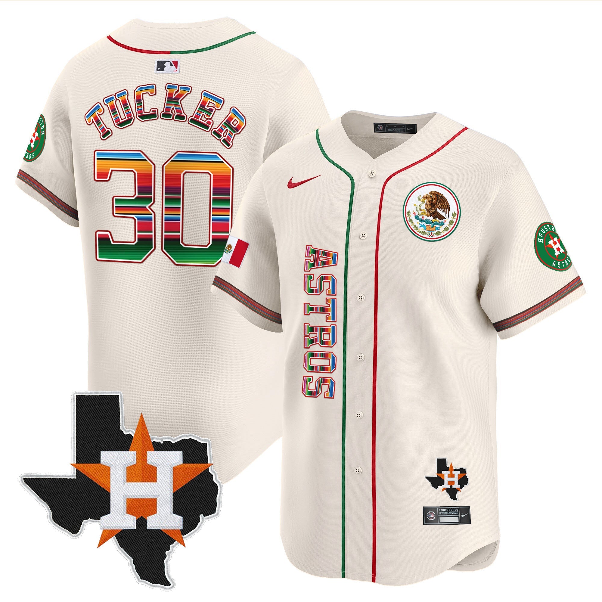 Men’s Houston Mexico Vapor Premier Limited Jersey V4
