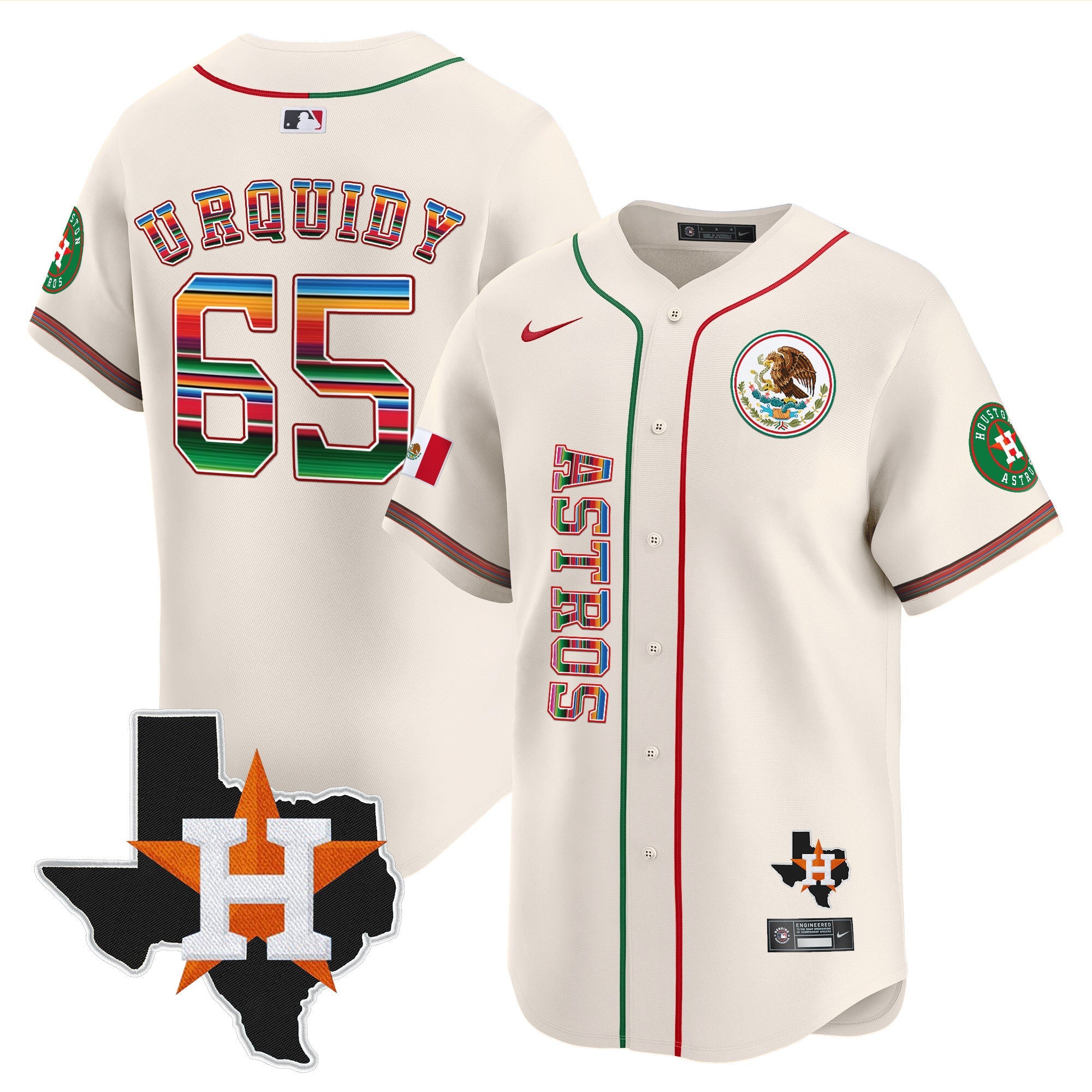 Men’s Houston Mexico Vapor Premier Limited Jersey V4