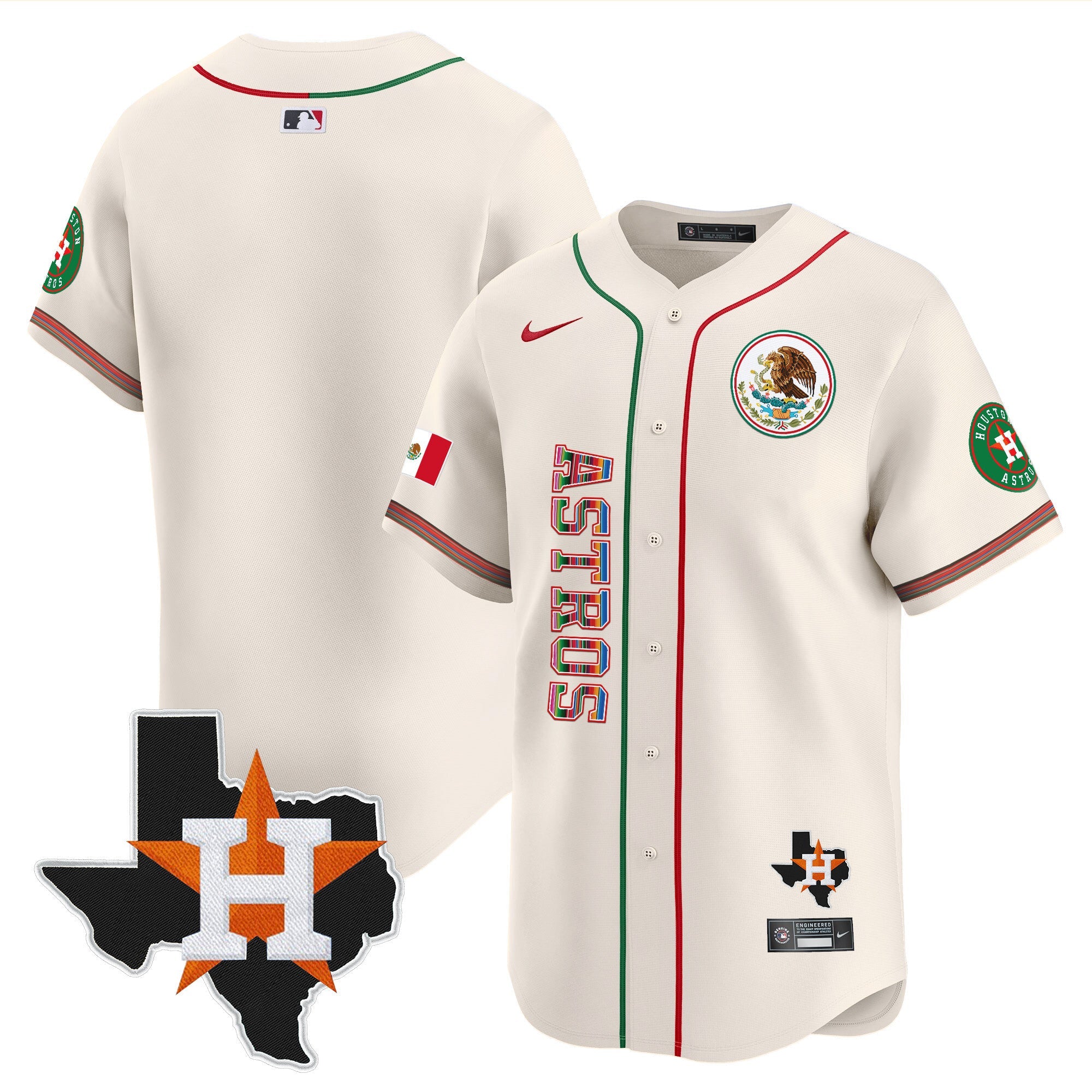 Men’s Houston Mexico Vapor Premier Limited Jersey V4