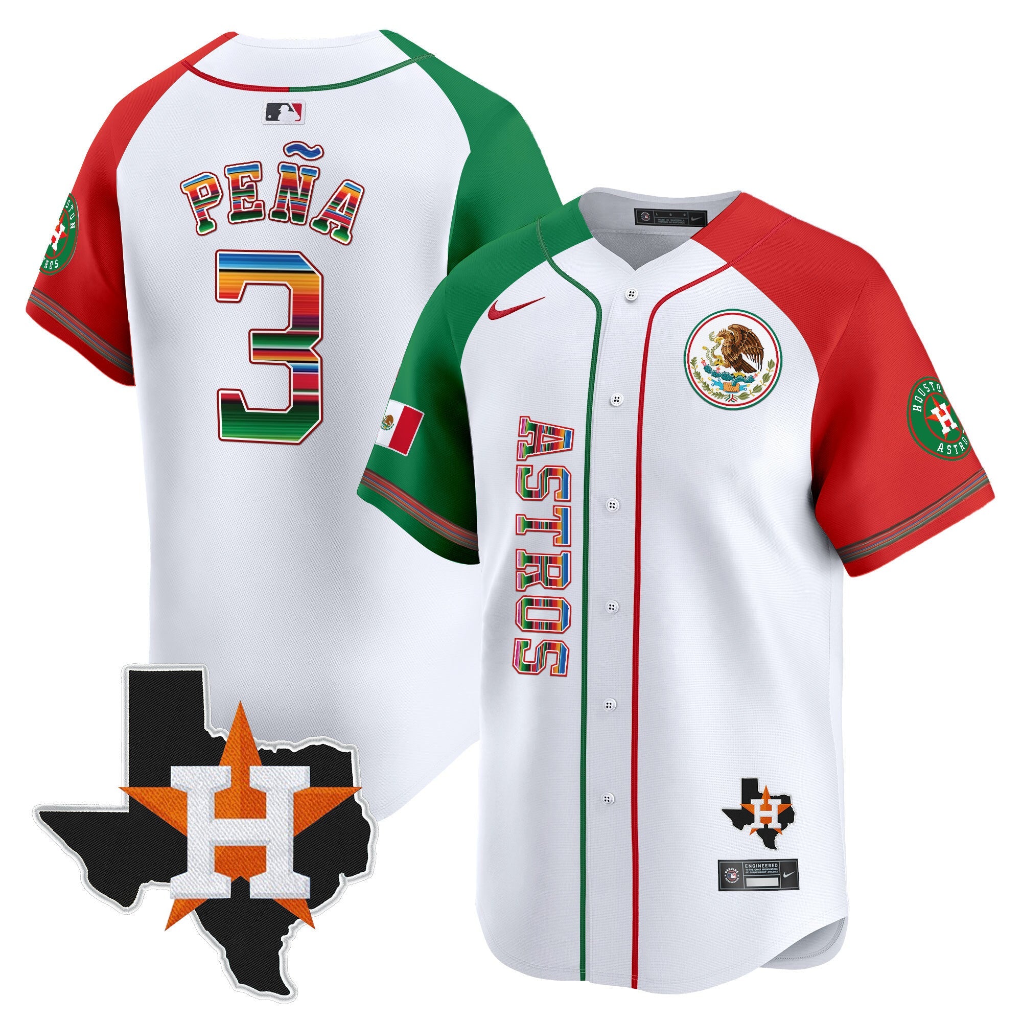 Men’s Houston Mexico Vapor Premier Limited Jersey V4