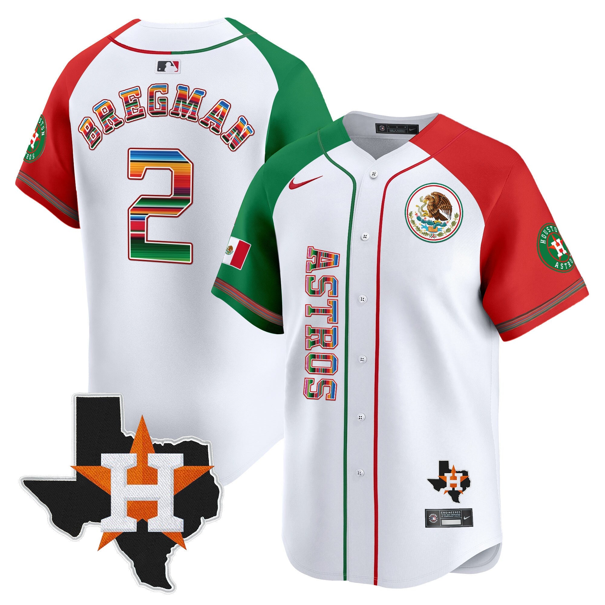 Men’s Houston Mexico Vapor Premier Limited Jersey V4