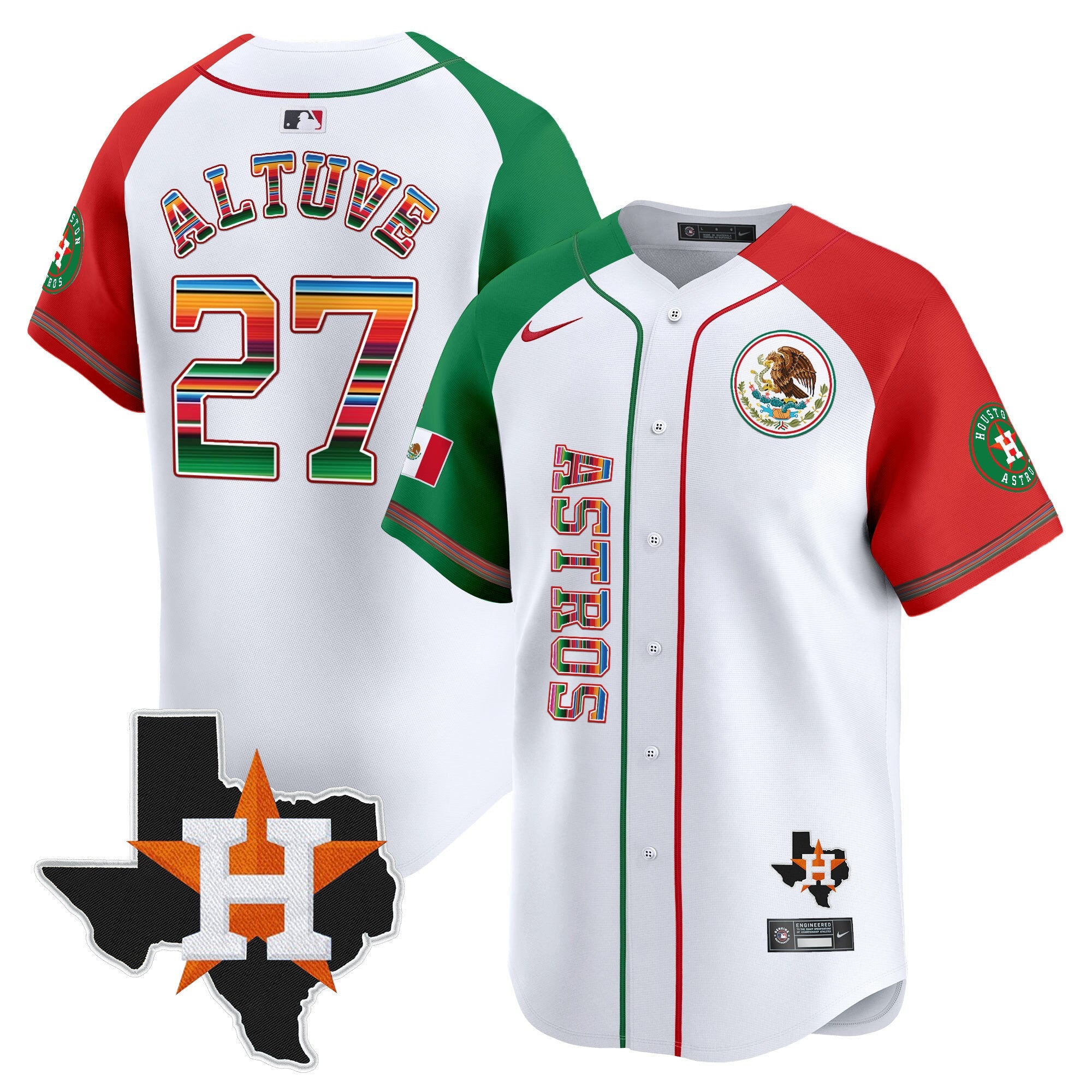 Men’s Houston Mexico Vapor Premier Limited Jersey V4