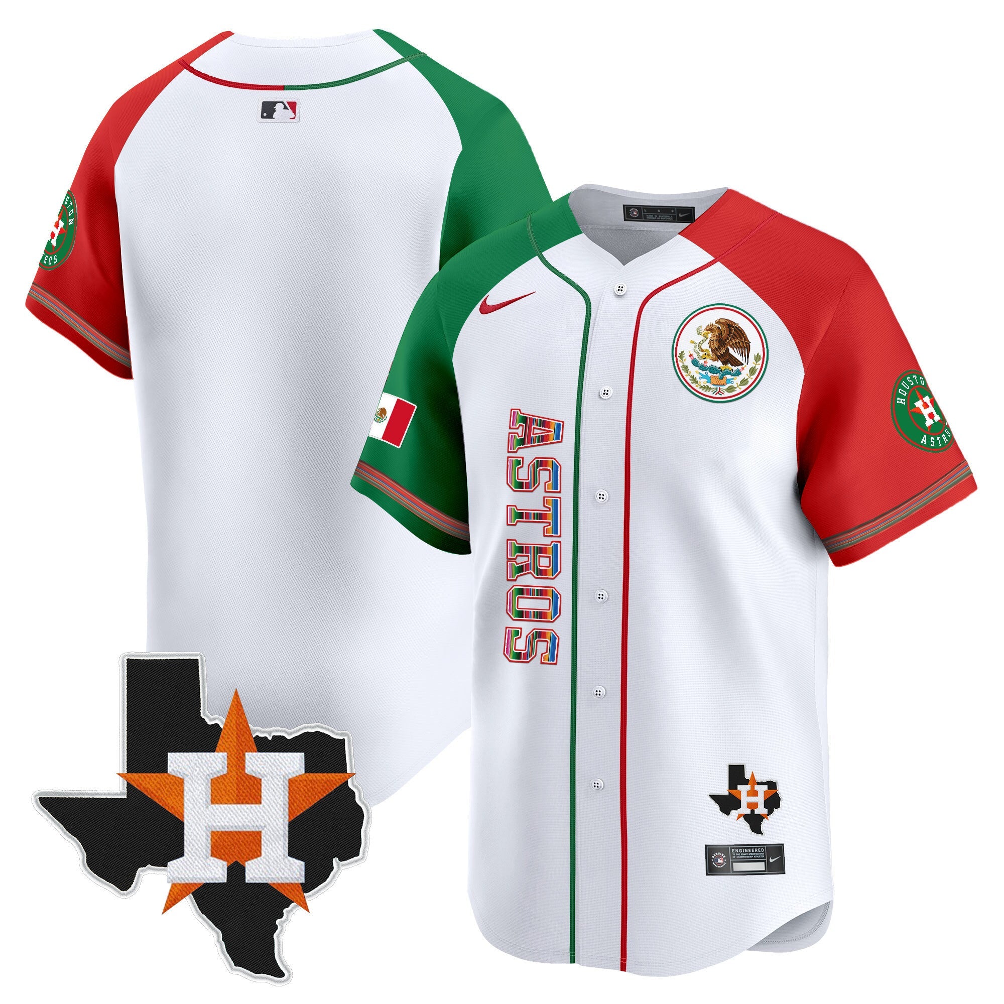 Men’s Houston Mexico Vapor Premier Limited Jersey V4