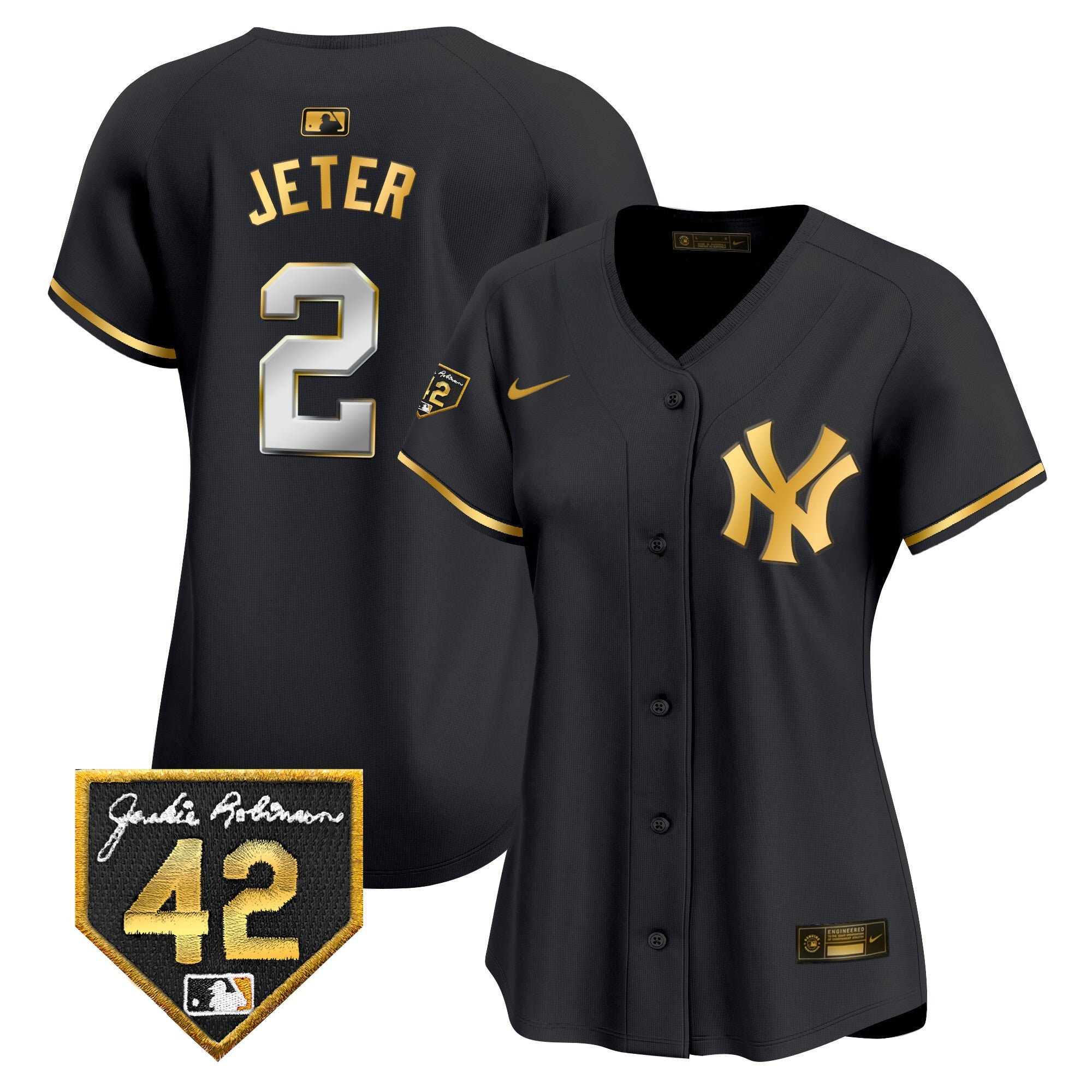 Women’s New York 2024 Jackie Robinson Patch Vapor Premier Limited Jersey
