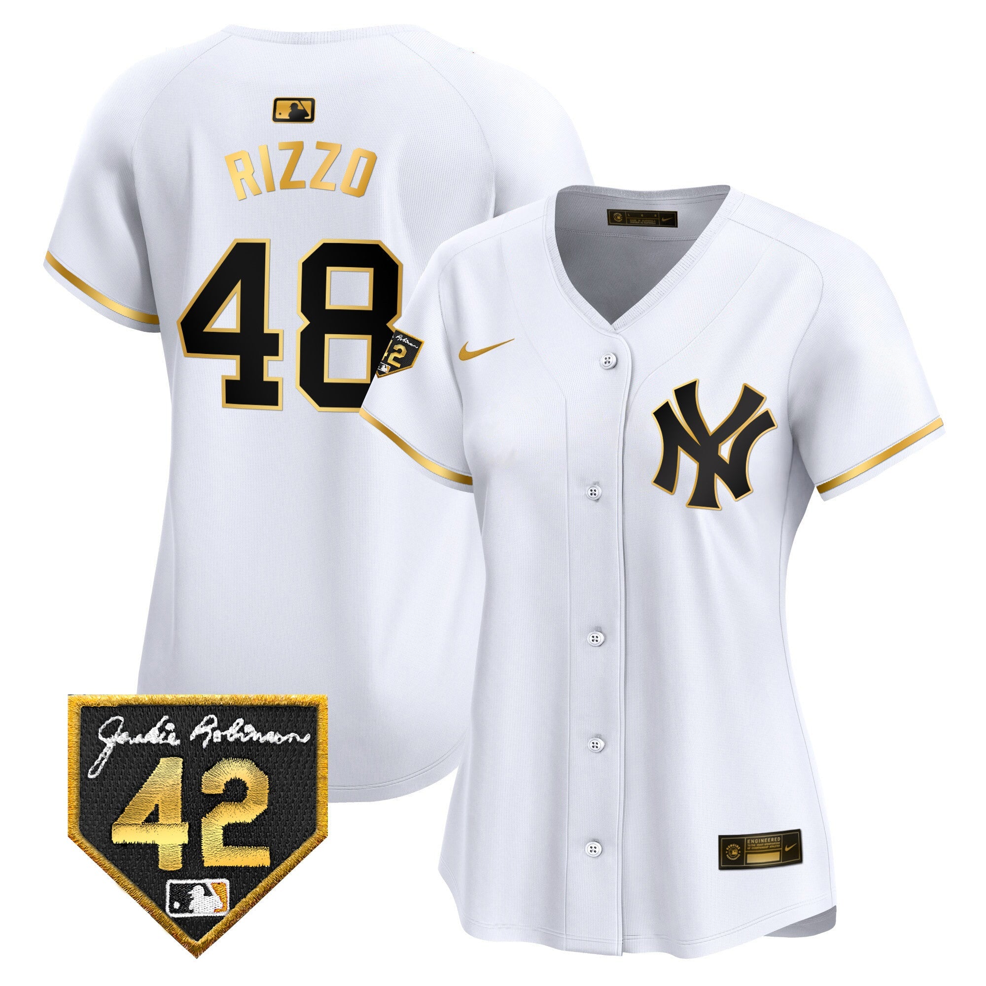 Women’s New York 2024 Jackie Robinson Patch Vapor Premier Limited Jersey