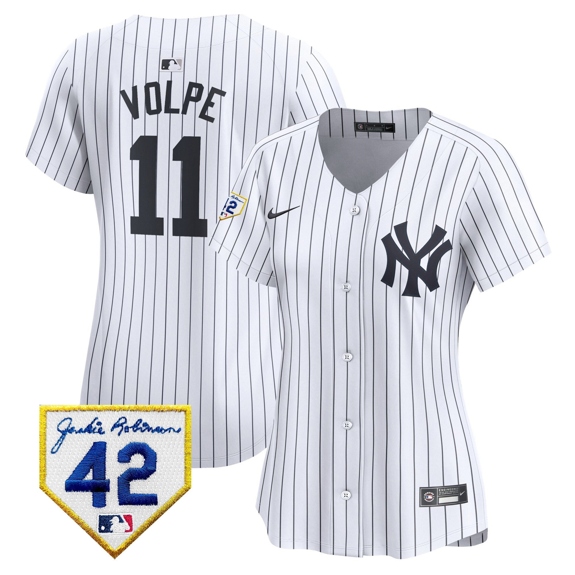 Women’s New York 2024 Jackie Robinson Patch Vapor Premier Limited Jersey