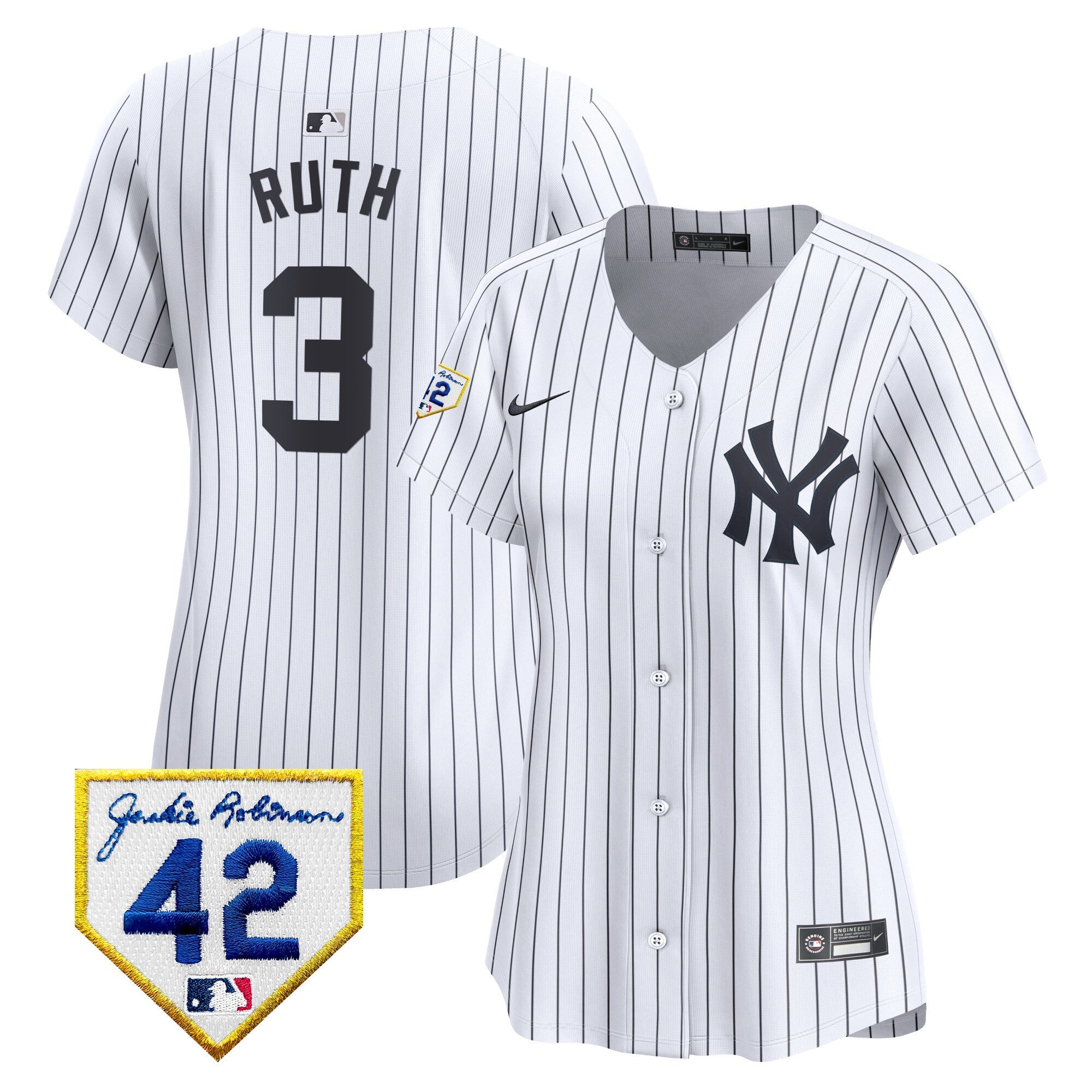 Women’s New York 2024 Jackie Robinson Patch Vapor Premier Limited Jersey
