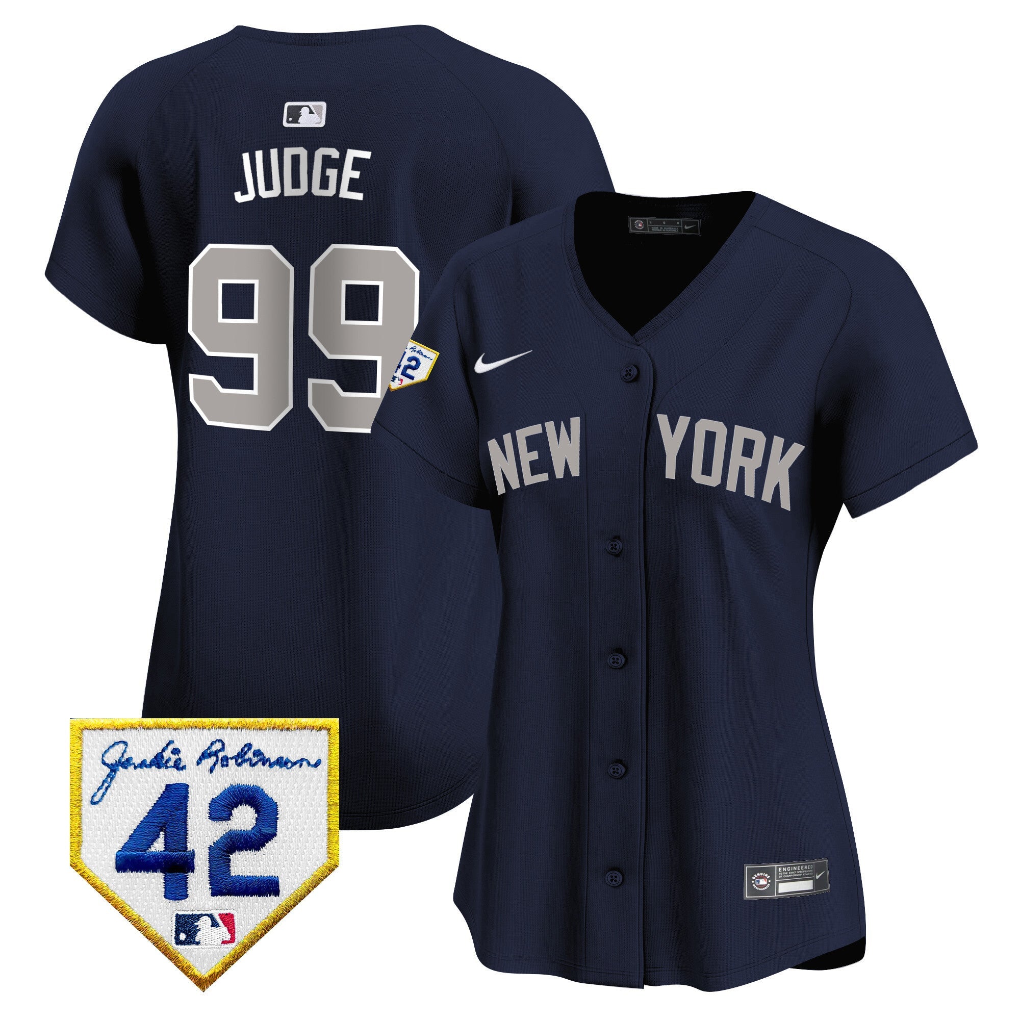 Women’s New York 2024 Jackie Robinson Patch Vapor Premier Limited Jersey