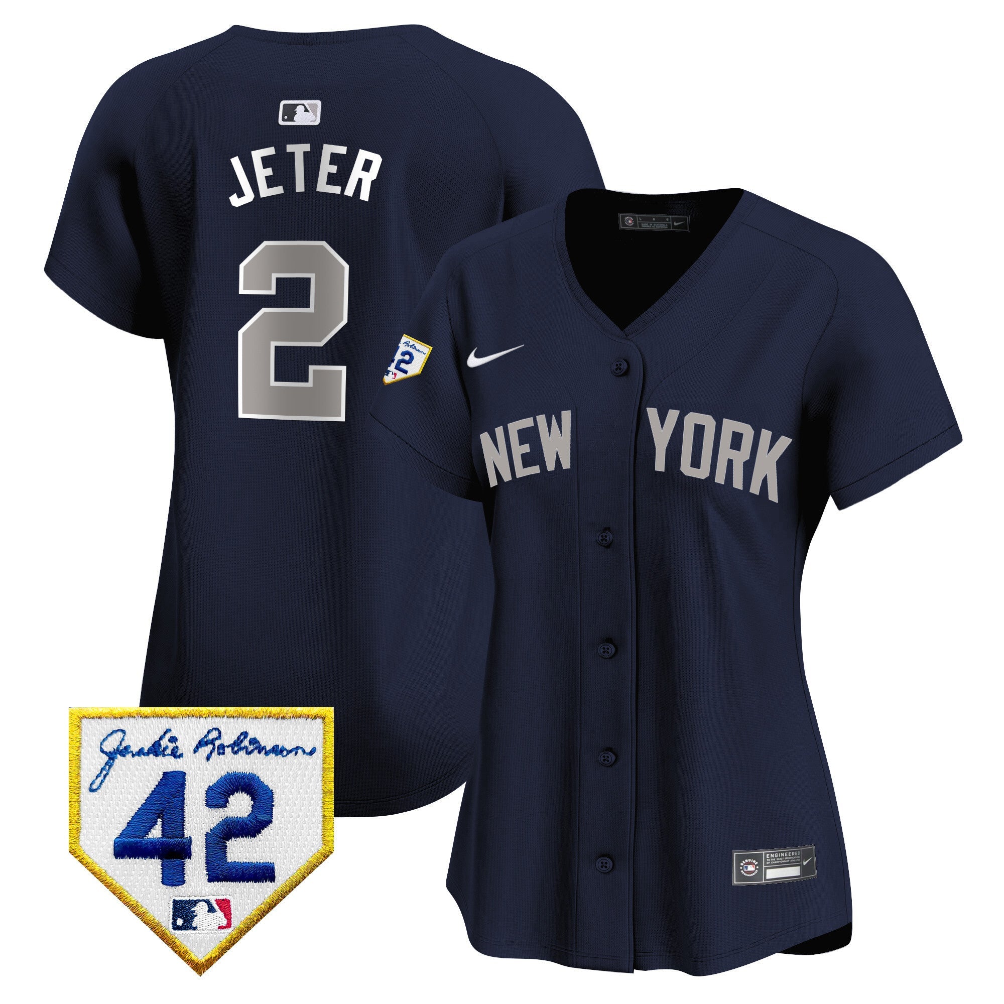 Women’s New York 2024 Jackie Robinson Patch Vapor Premier Limited Jersey