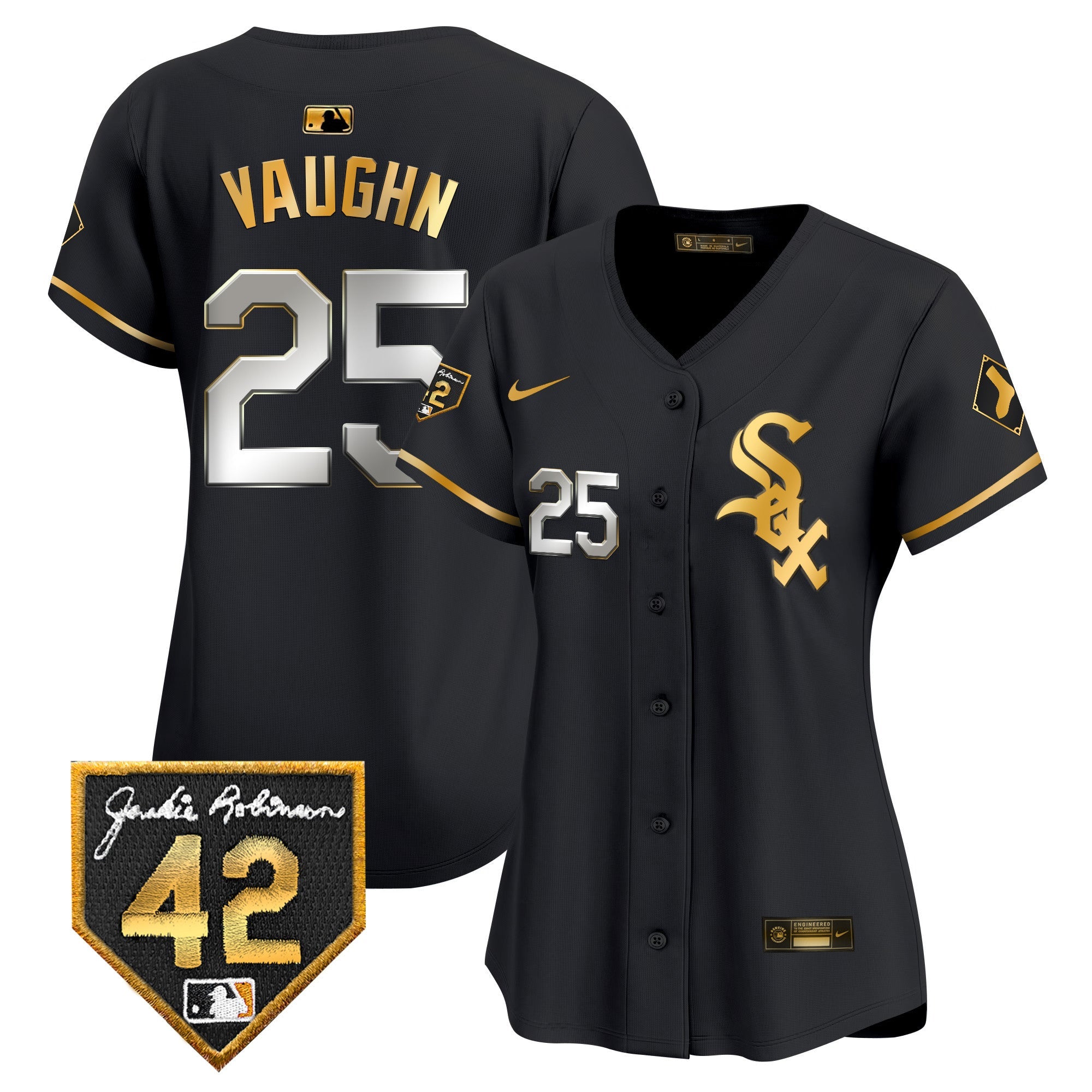 Women’s Chicago 2024 Jackie Robinson Patch Vapor Premier Limited Jersey