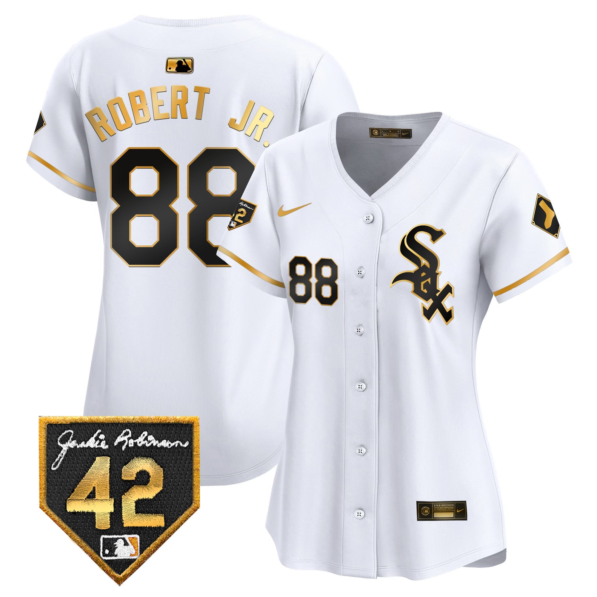 Women’s Chicago 2024 Jackie Robinson Patch Vapor Premier Limited Jersey
