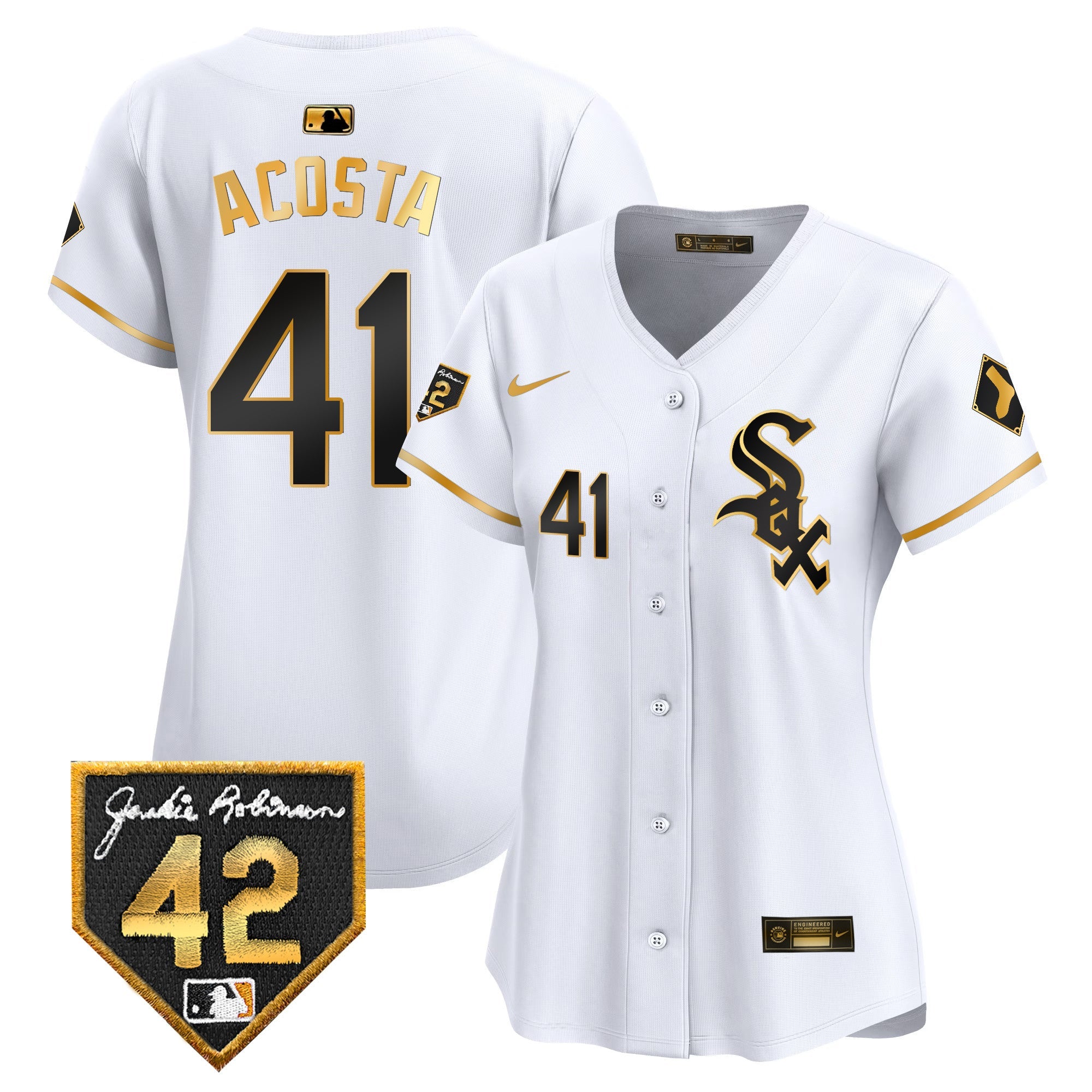 Women’s Chicago 2024 Jackie Robinson Patch Vapor Premier Limited Jersey