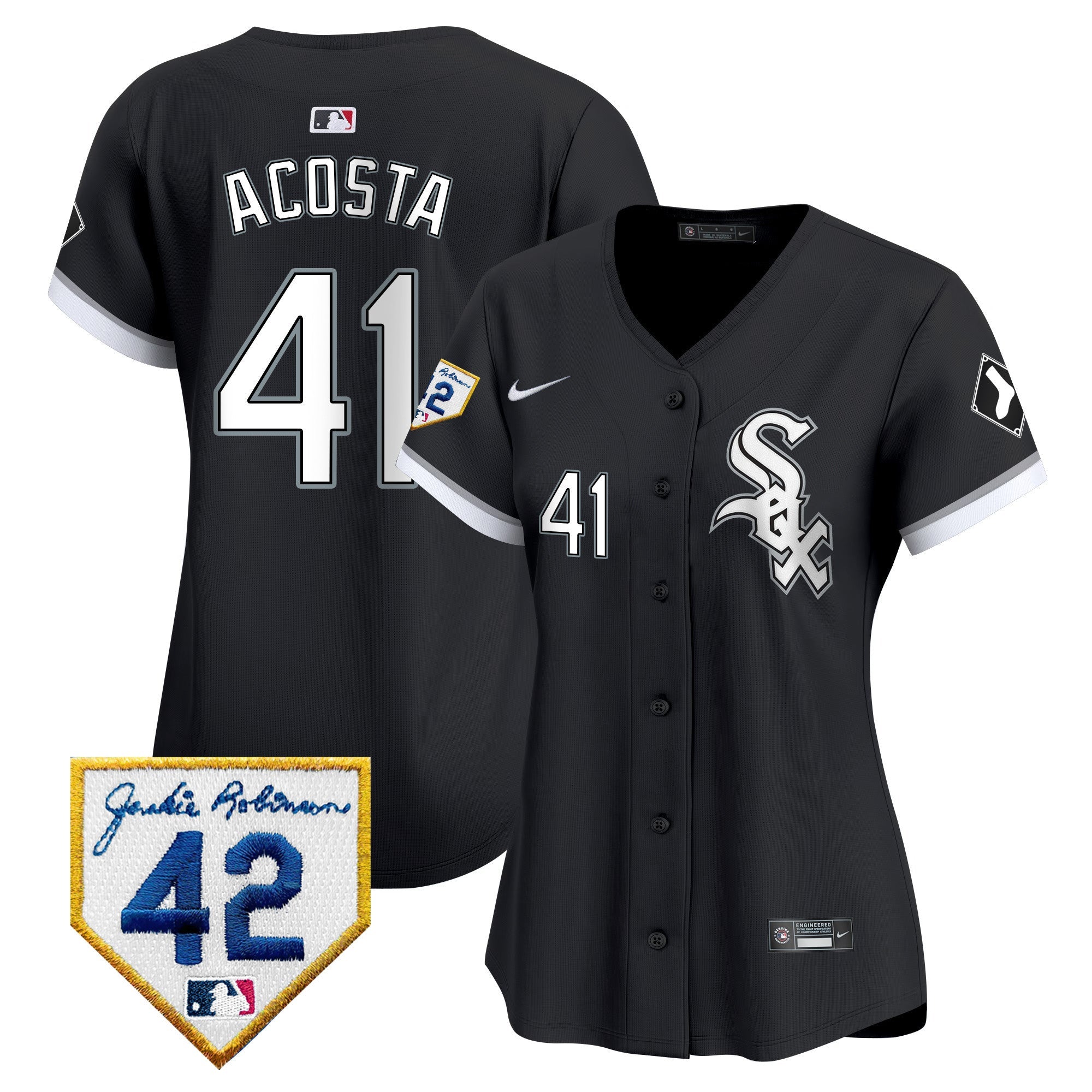 Women’s Chicago 2024 Jackie Robinson Patch Vapor Premier Limited Jersey