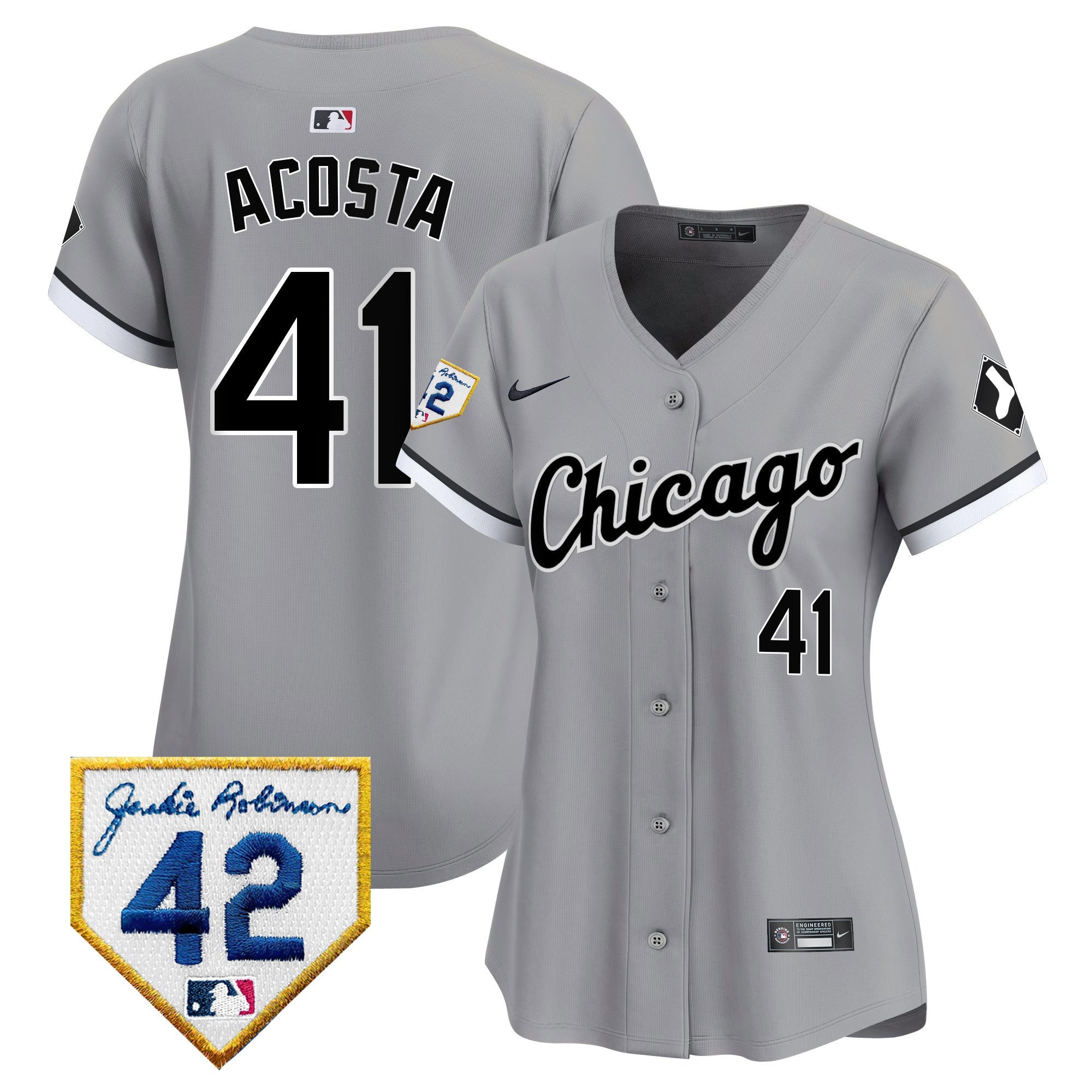 Women’s Chicago 2024 Jackie Robinson Patch Vapor Premier Limited Jersey