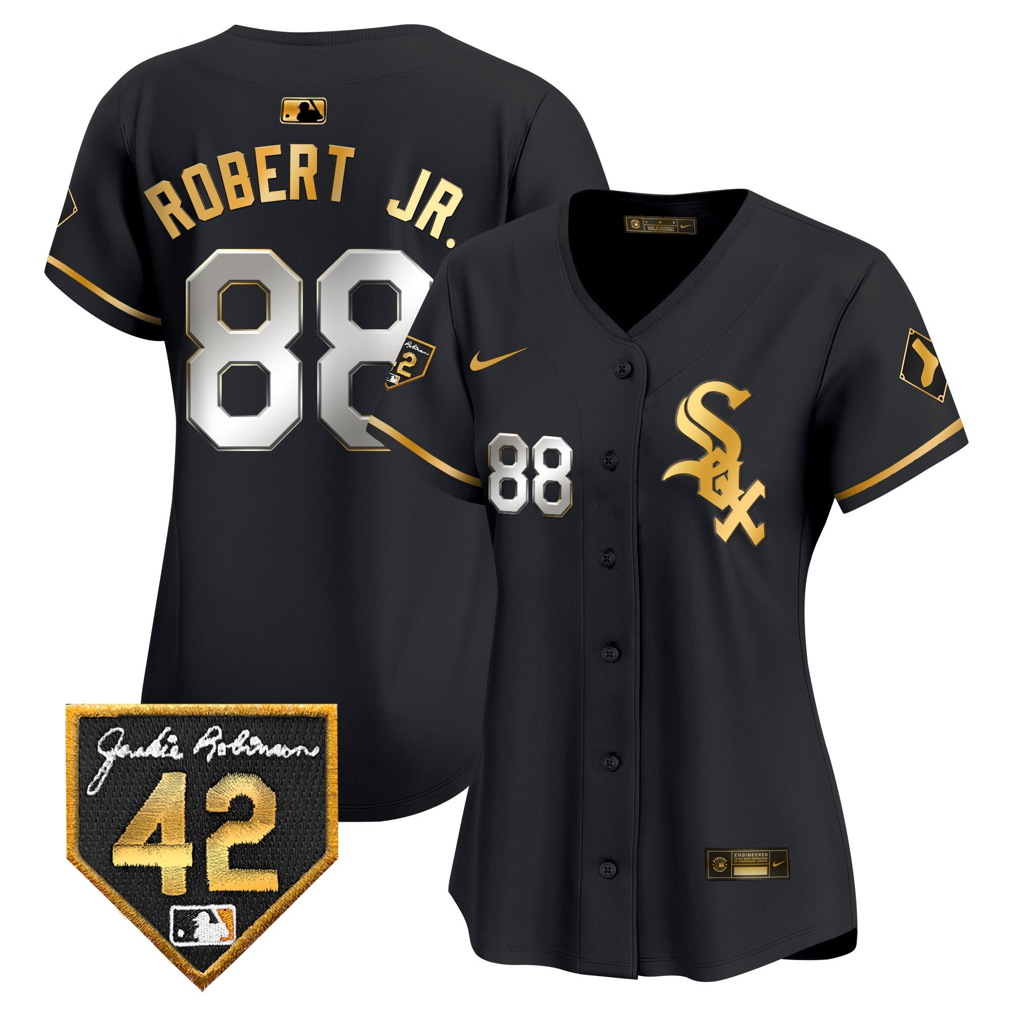 Women’s Chicago 2024 Jackie Robinson Patch Vapor Premier Limited Jersey