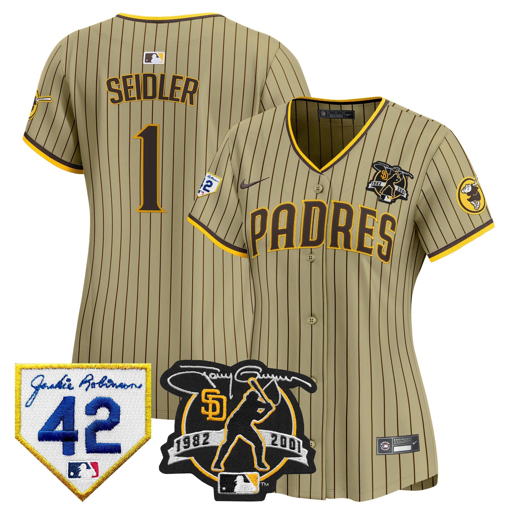 Women’s 2024 Tony Gwynn & Robinson Patch Vapor Premier Limited Jersey