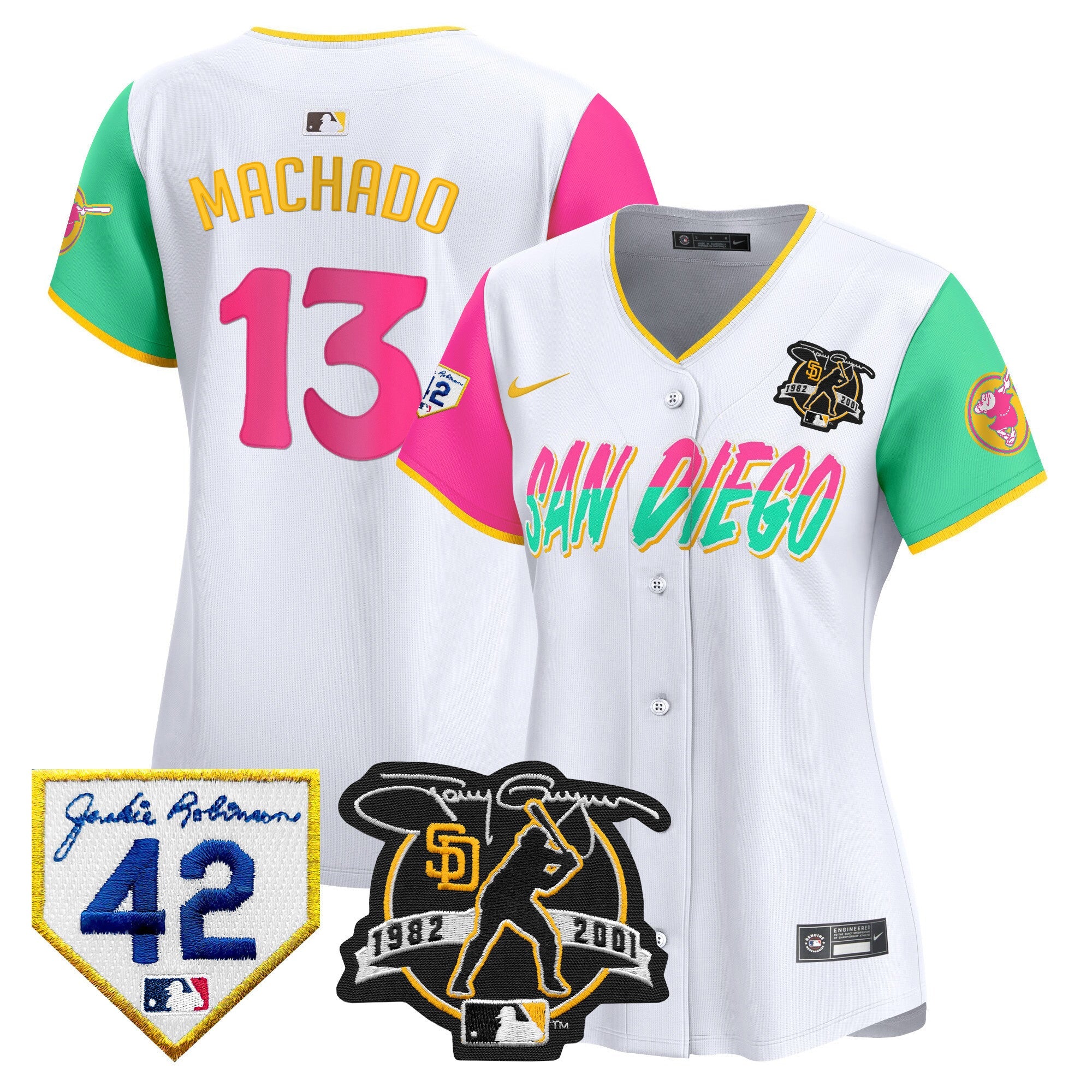 Women’s 2024 Tony Gwynn & Robinson Patch Vapor Premier Limited Jersey