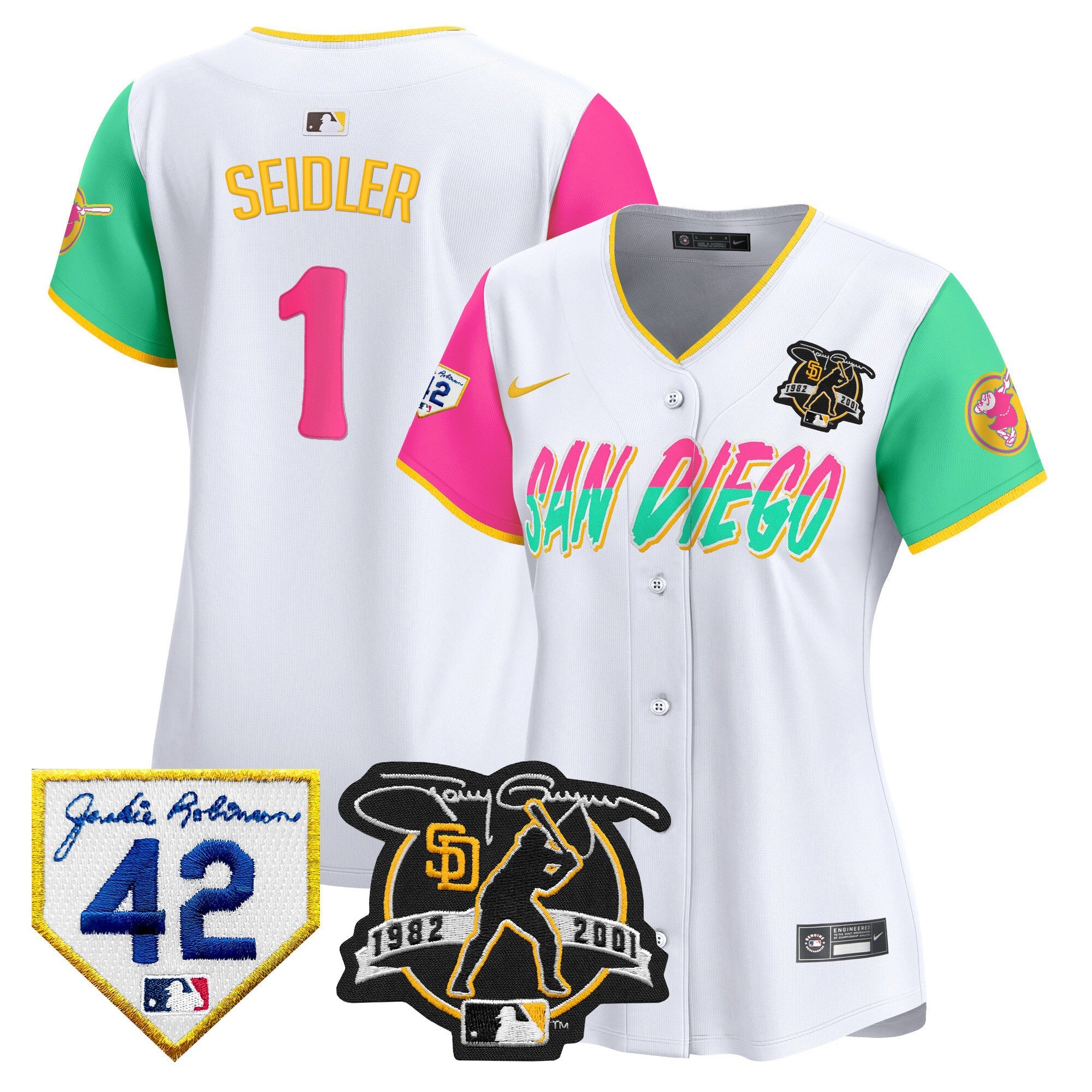 Women’s 2024 Tony Gwynn & Robinson Patch Vapor Premier Limited Jersey