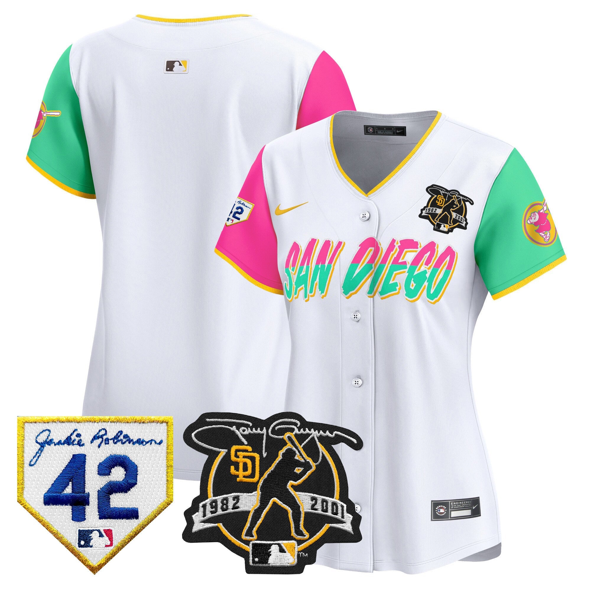 Women’s 2024 Tony Gwynn & Robinson Patch Vapor Premier Limited Jersey