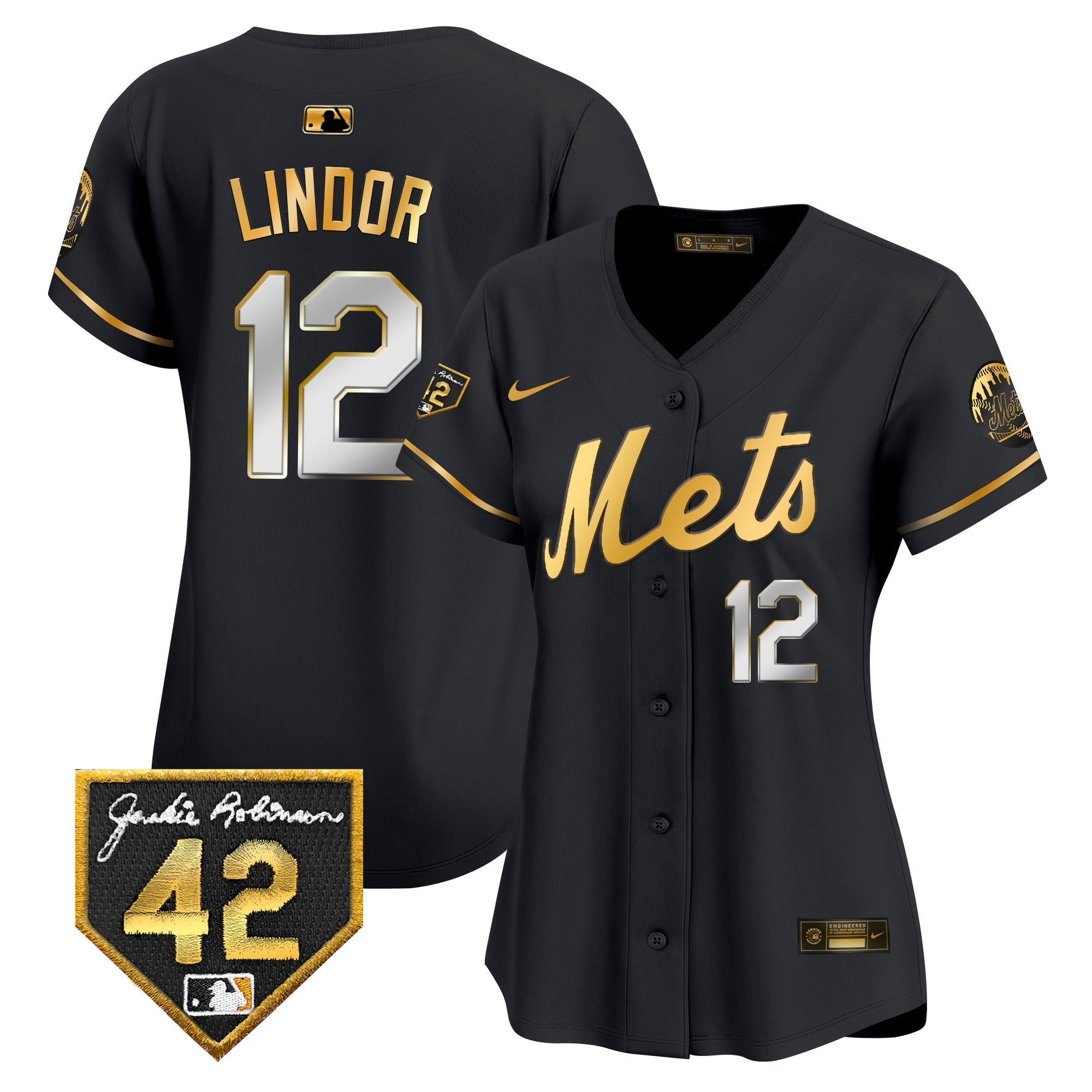 Women’s New York 2024 Jackie Robinson Patch Vapor Premier Limited Jersey