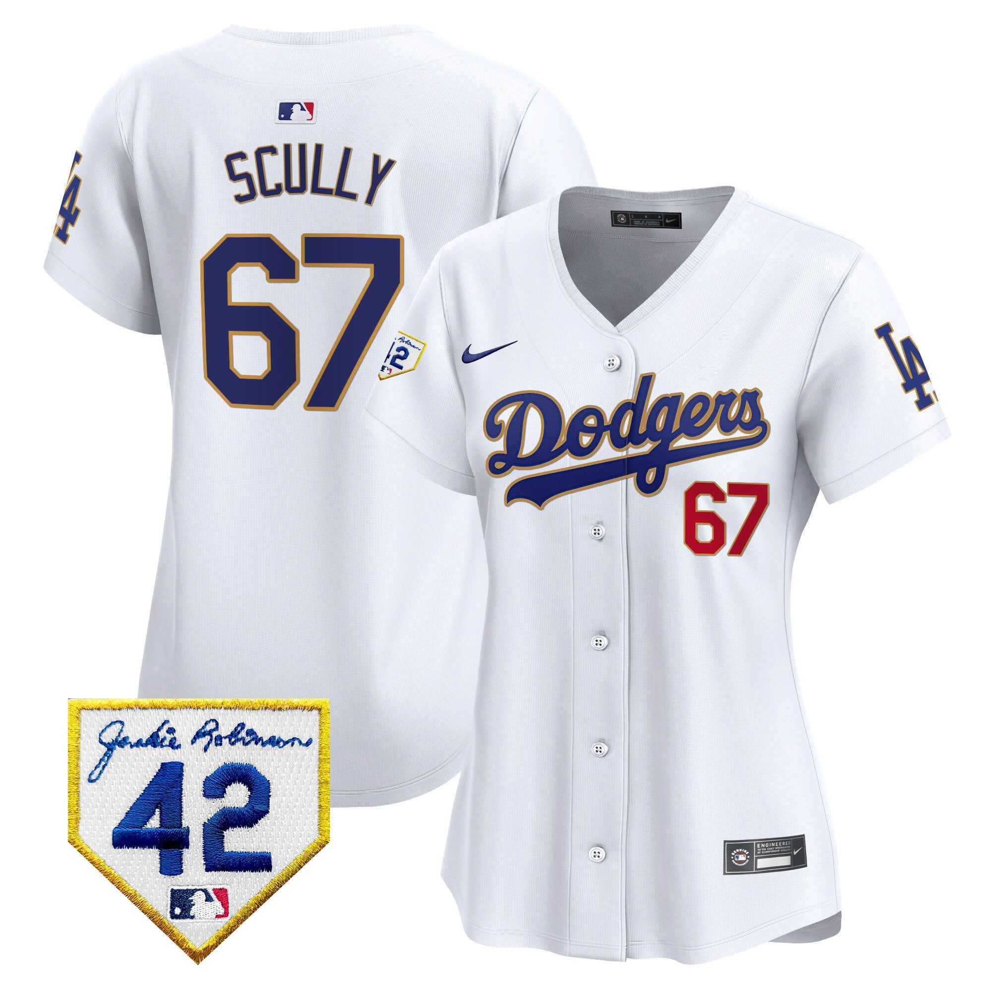 Women’s 2024 Jackie Robinson Patch Vapor Premier Limited Jersey