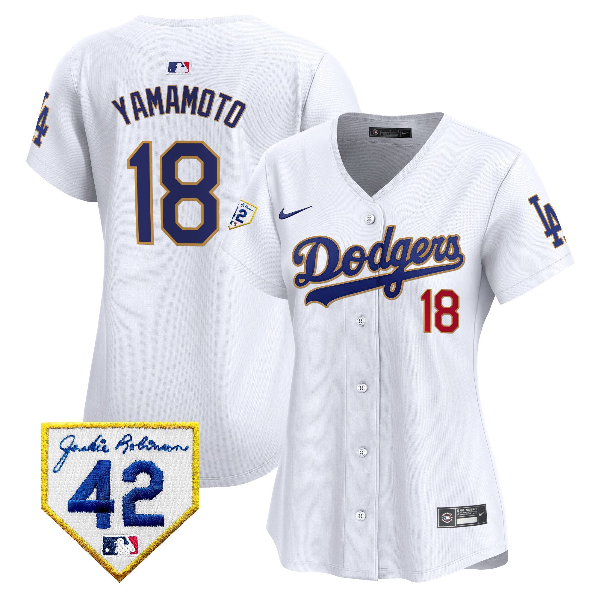 Women’s 2024 Jackie Robinson Patch Vapor Premier Limited Jersey