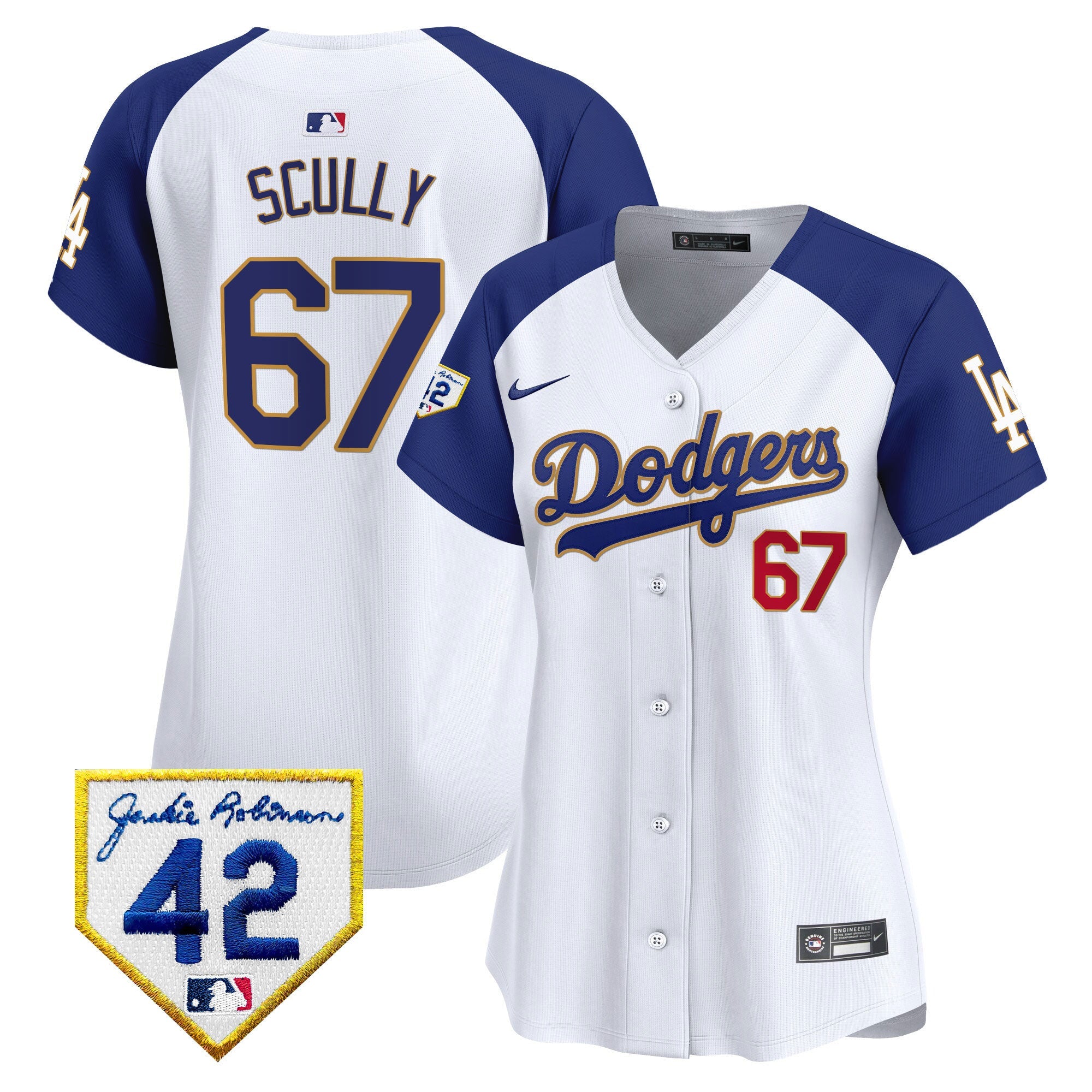 Women’s 2024 Jackie Robinson Patch Vapor Premier Limited Jersey