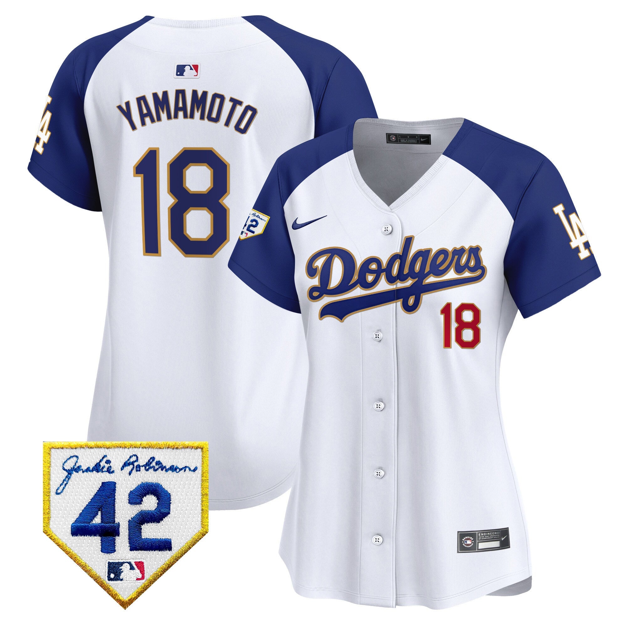 Women’s 2024 Jackie Robinson Patch Vapor Premier Limited Jersey