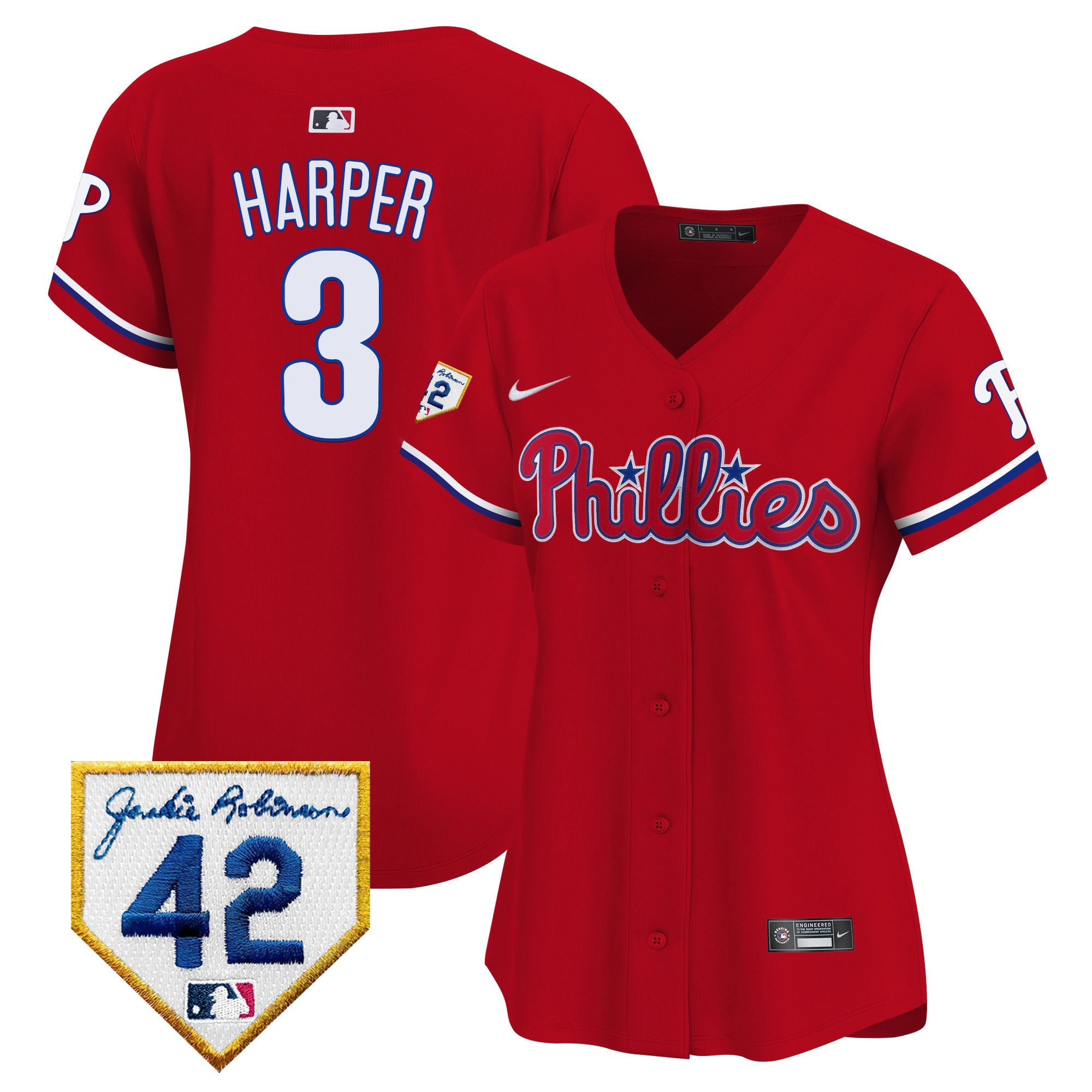 Women’s 2024 Jackie Robinson Patch Vapor Premier Limited Jersey