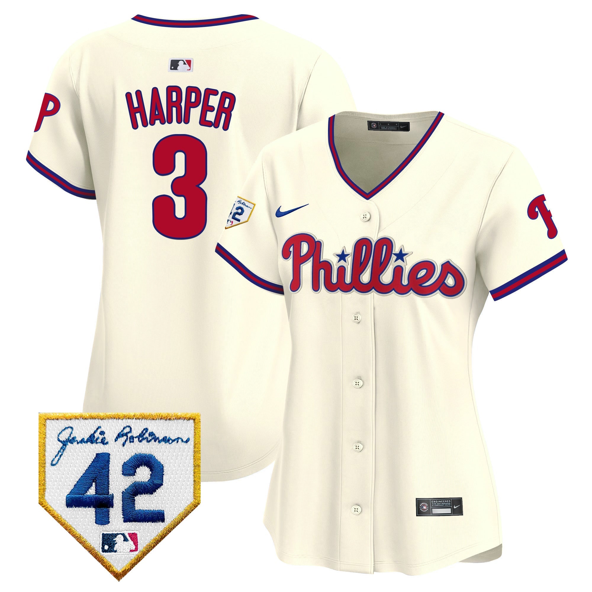 Women’s 2024 Jackie Robinson Patch Vapor Premier Limited Jersey