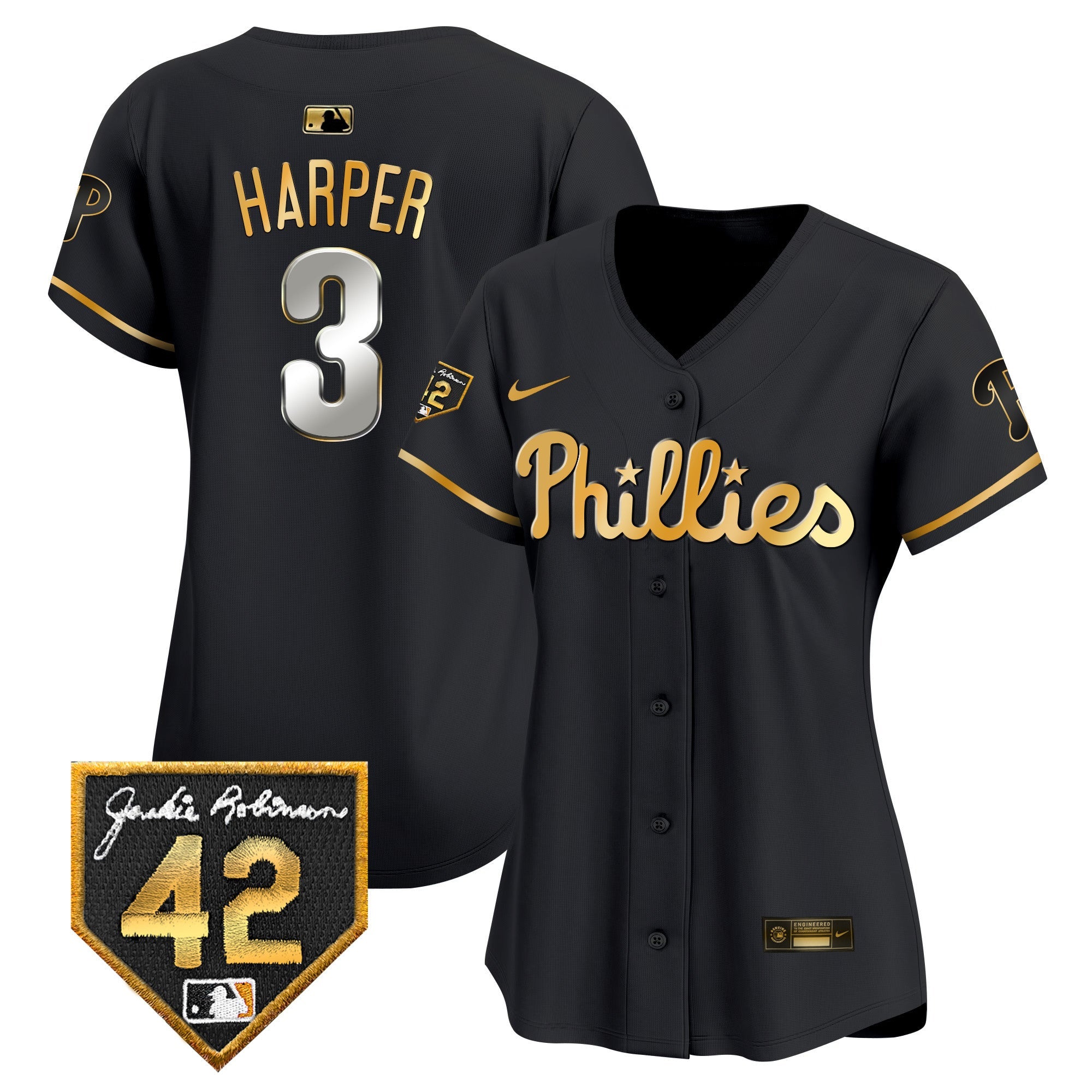 Women’s 2024 Jackie Robinson Patch Vapor Premier Limited Jersey