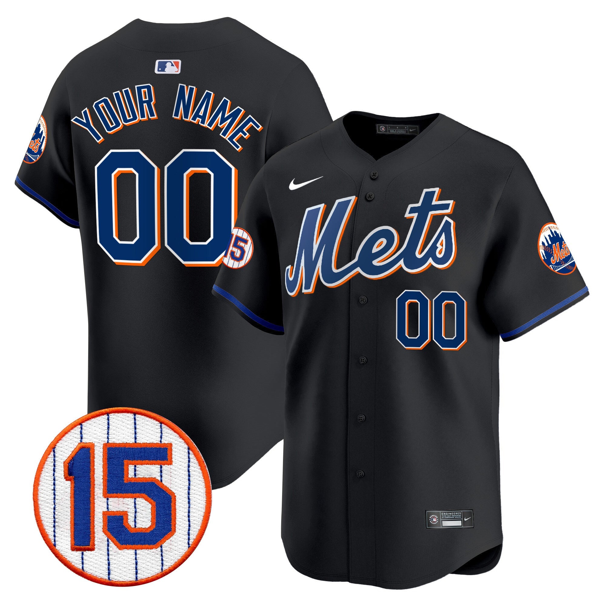 New York Jerry Grote Patch Vapor Premier Limited Custom Jersey