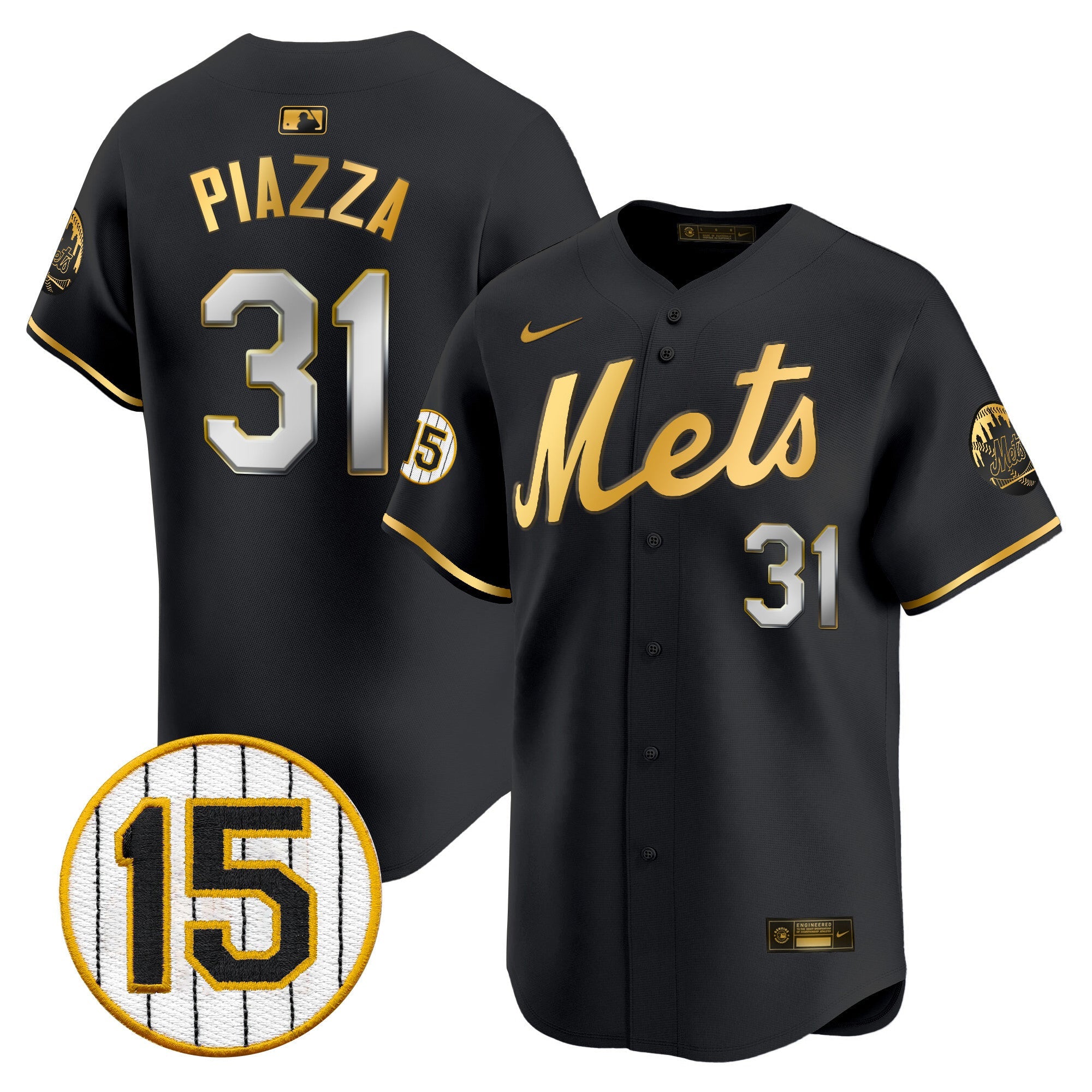 Men’s New York Jerry Grote Patch Vapor Premier Limited Jersey