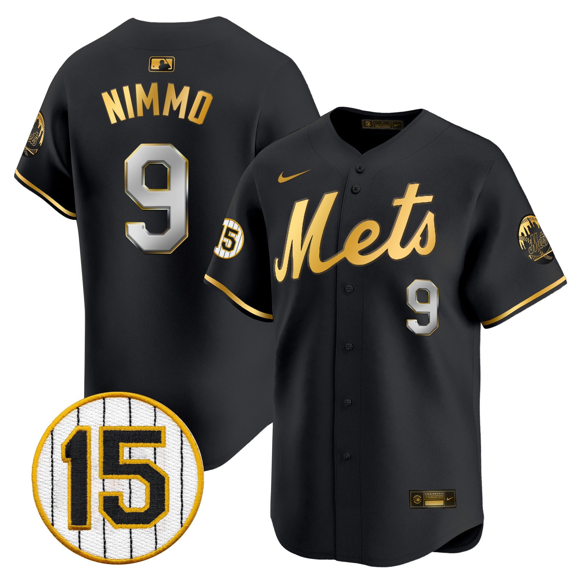 Men’s New York Jerry Grote Patch Vapor Premier Limited Jersey