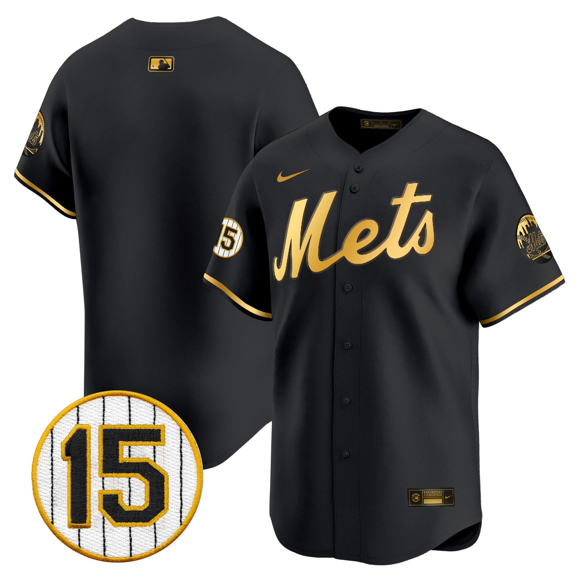 Men’s New York Jerry Grote Patch Vapor Premier Limited Jersey