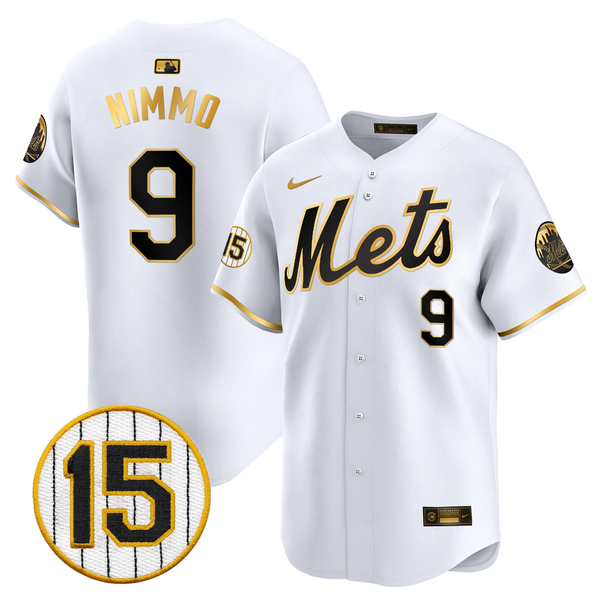 Men’s New York Jerry Grote Patch Vapor Premier Limited Jersey