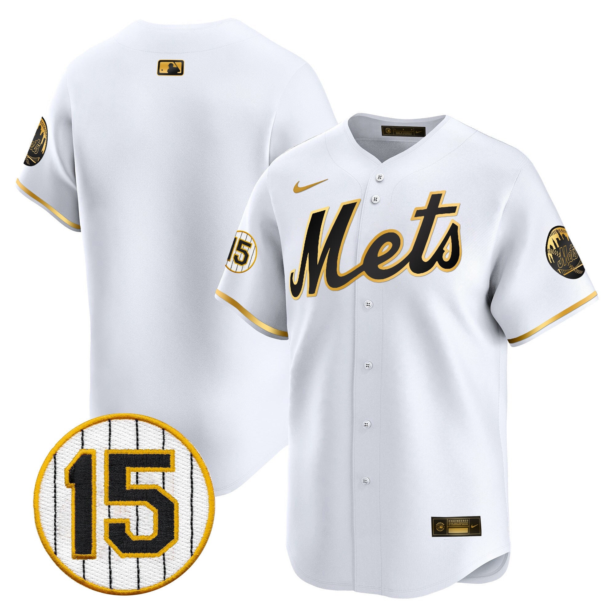 Men’s New York Jerry Grote Patch Vapor Premier Limited Jersey