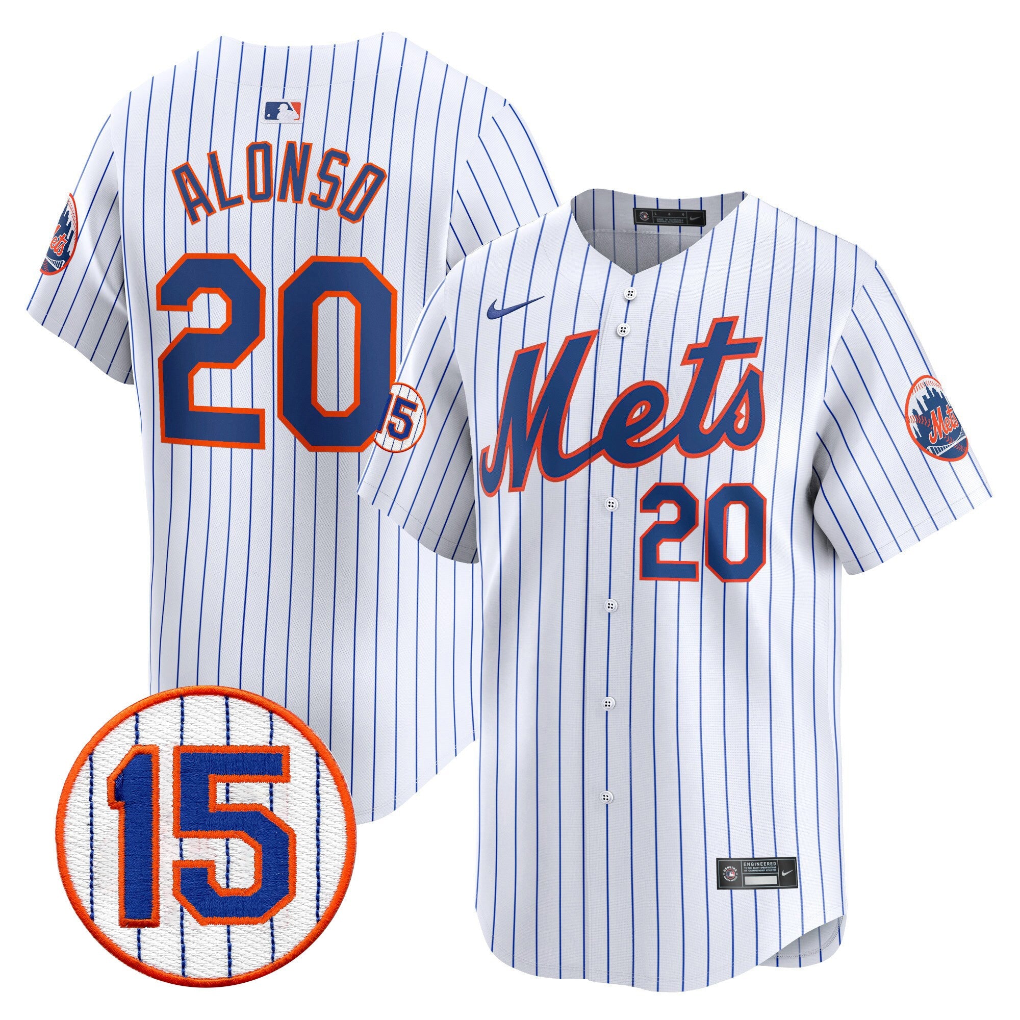 Men’s New York Jerry Grote Patch Vapor Premier Limited Jersey