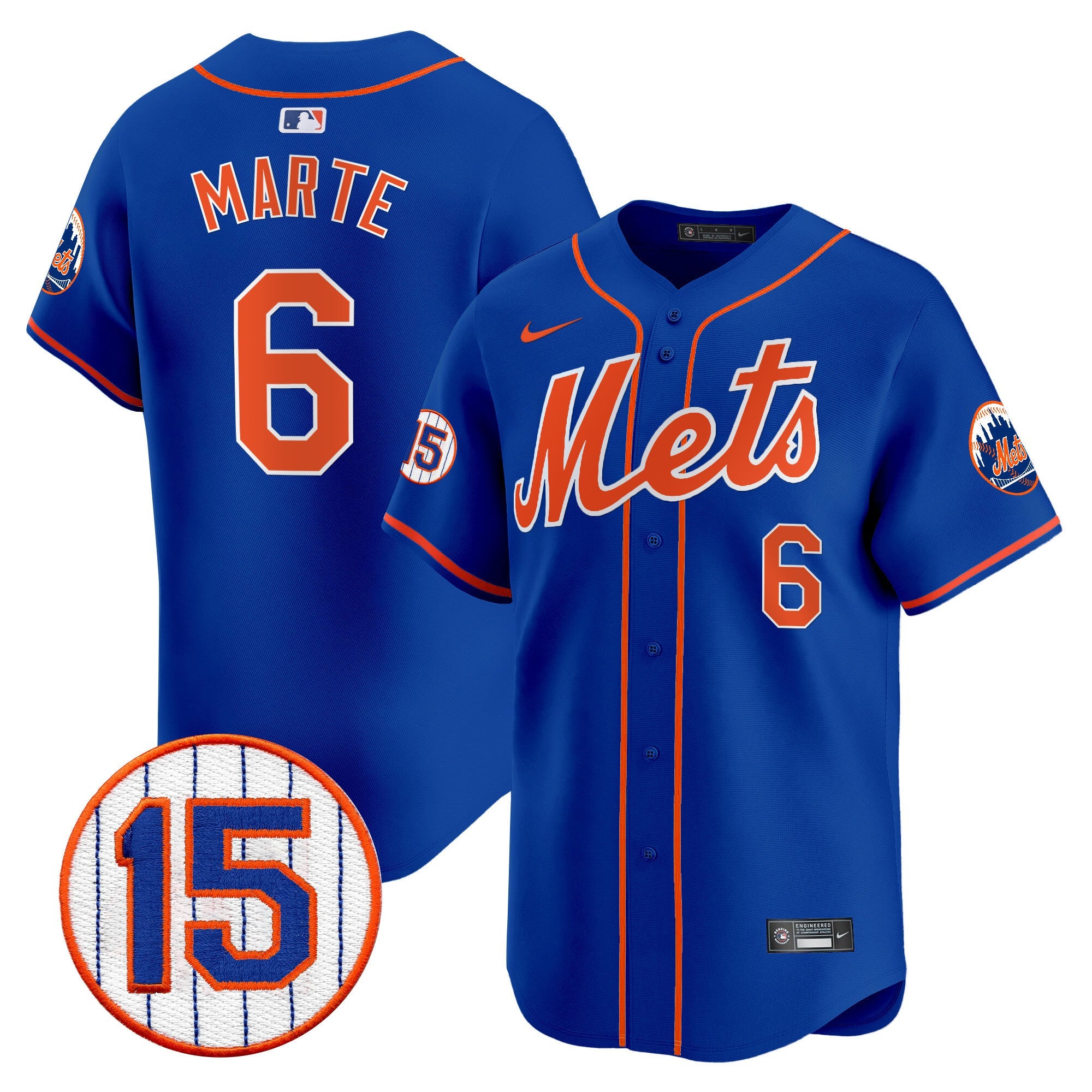 Men’s New York Jerry Grote Patch Vapor Premier Limited Jersey