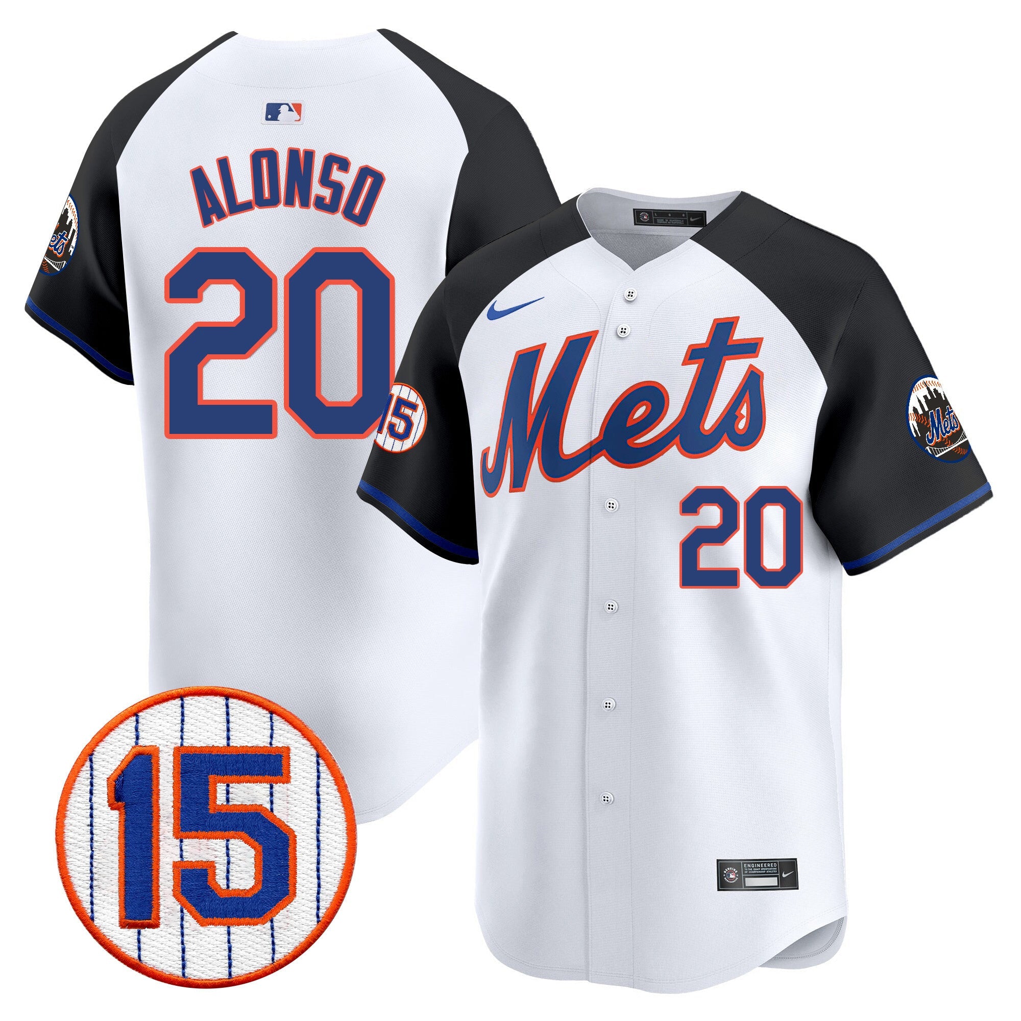 Men’s New York Jerry Grote Patch Vapor Premier Limited Jersey