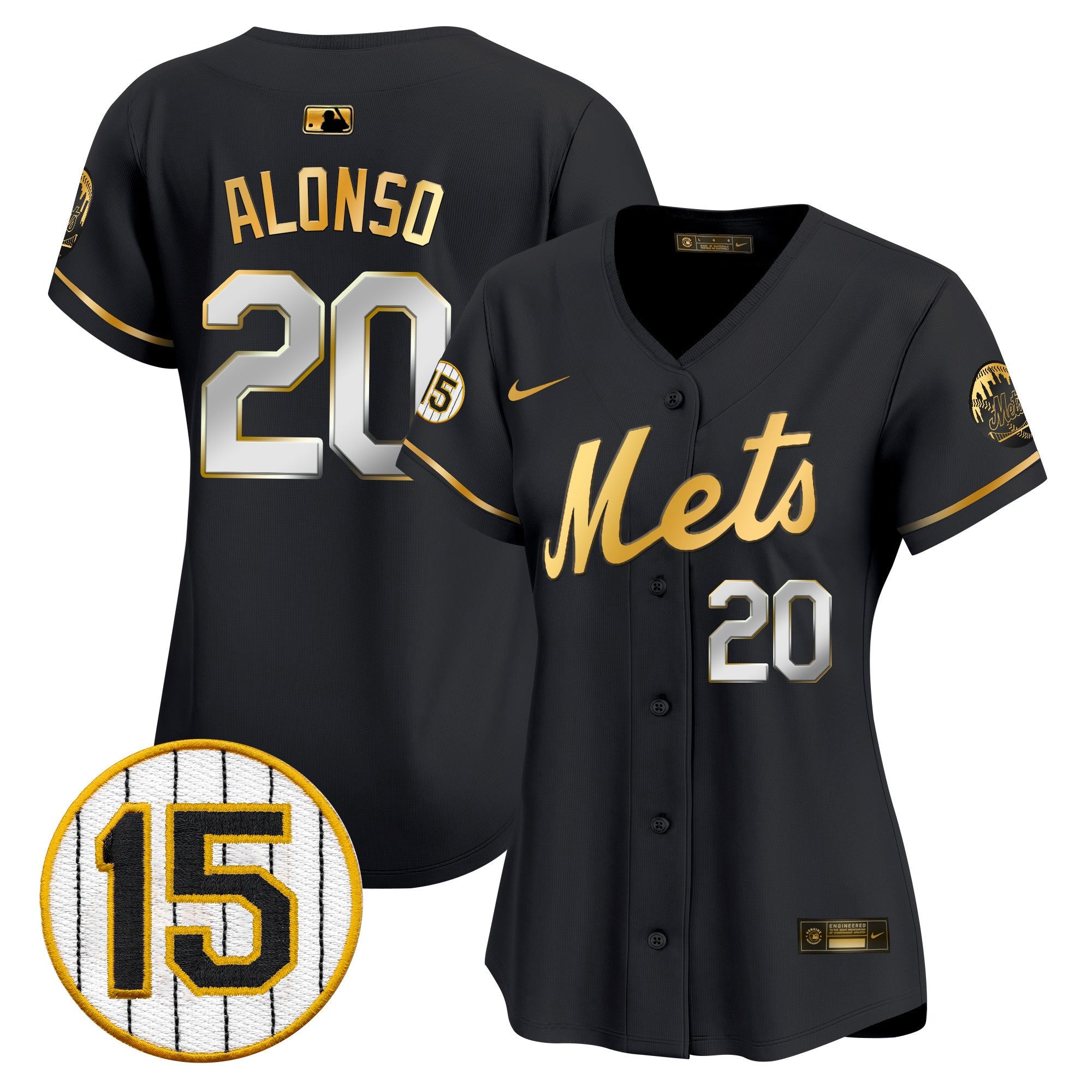 Women’s New York Jerry Grote Patch Vapor Premier Limited Jersey