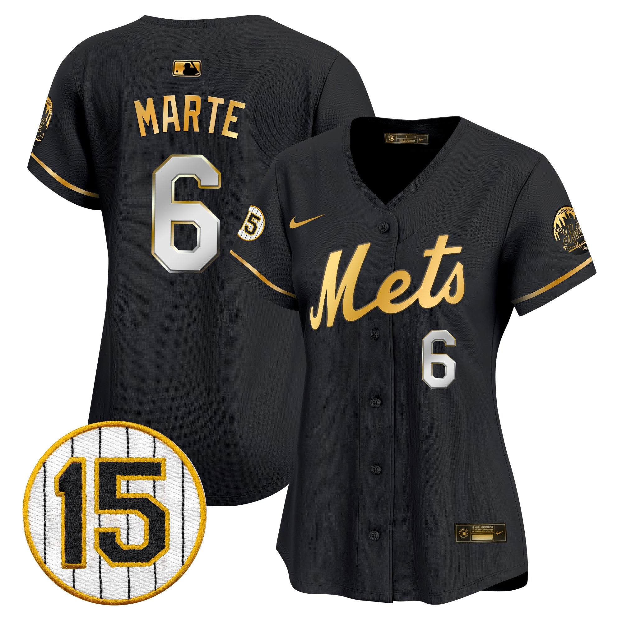 Women’s New York Jerry Grote Patch Vapor Premier Limited Jersey