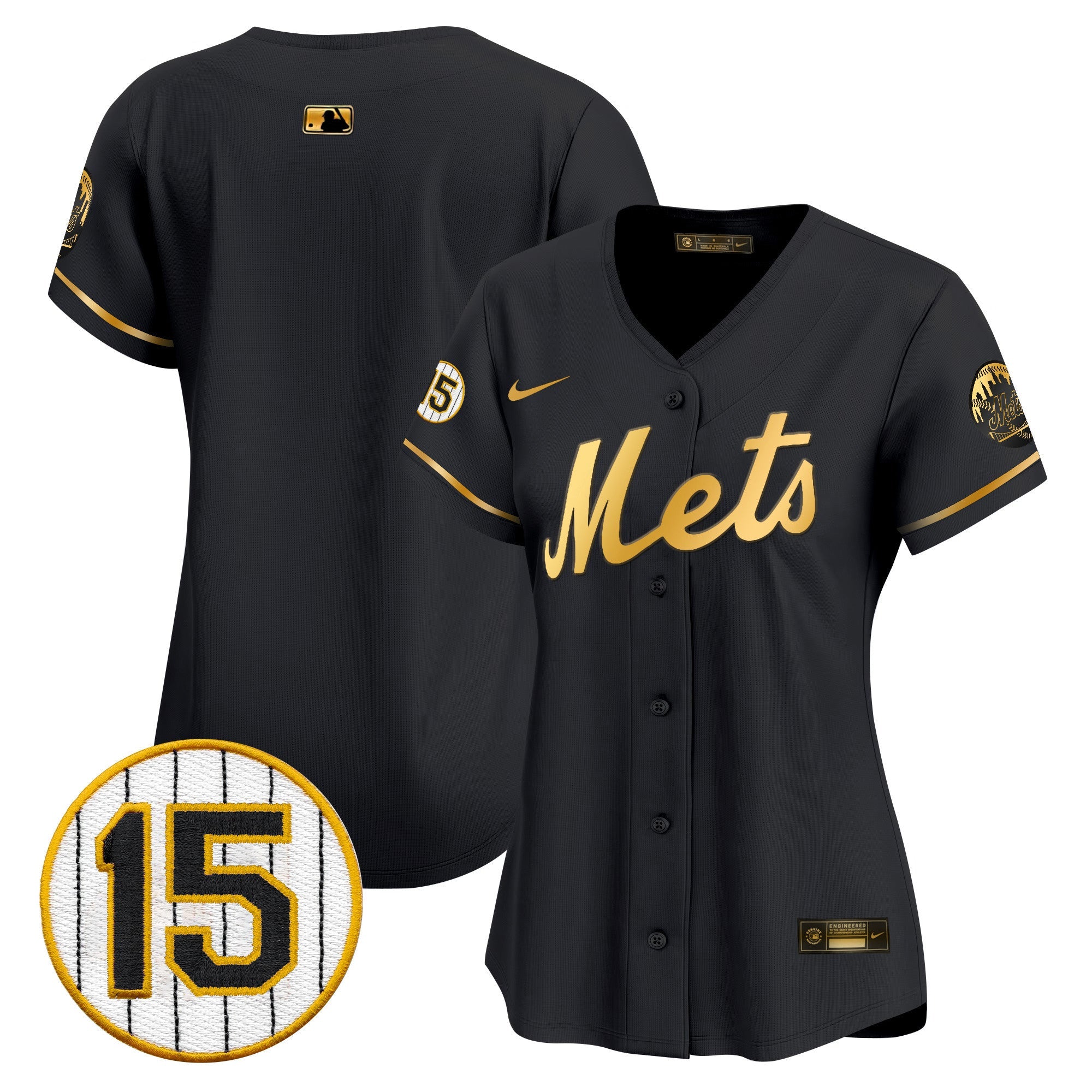 Women’s New York Jerry Grote Patch Vapor Premier Limited Jersey