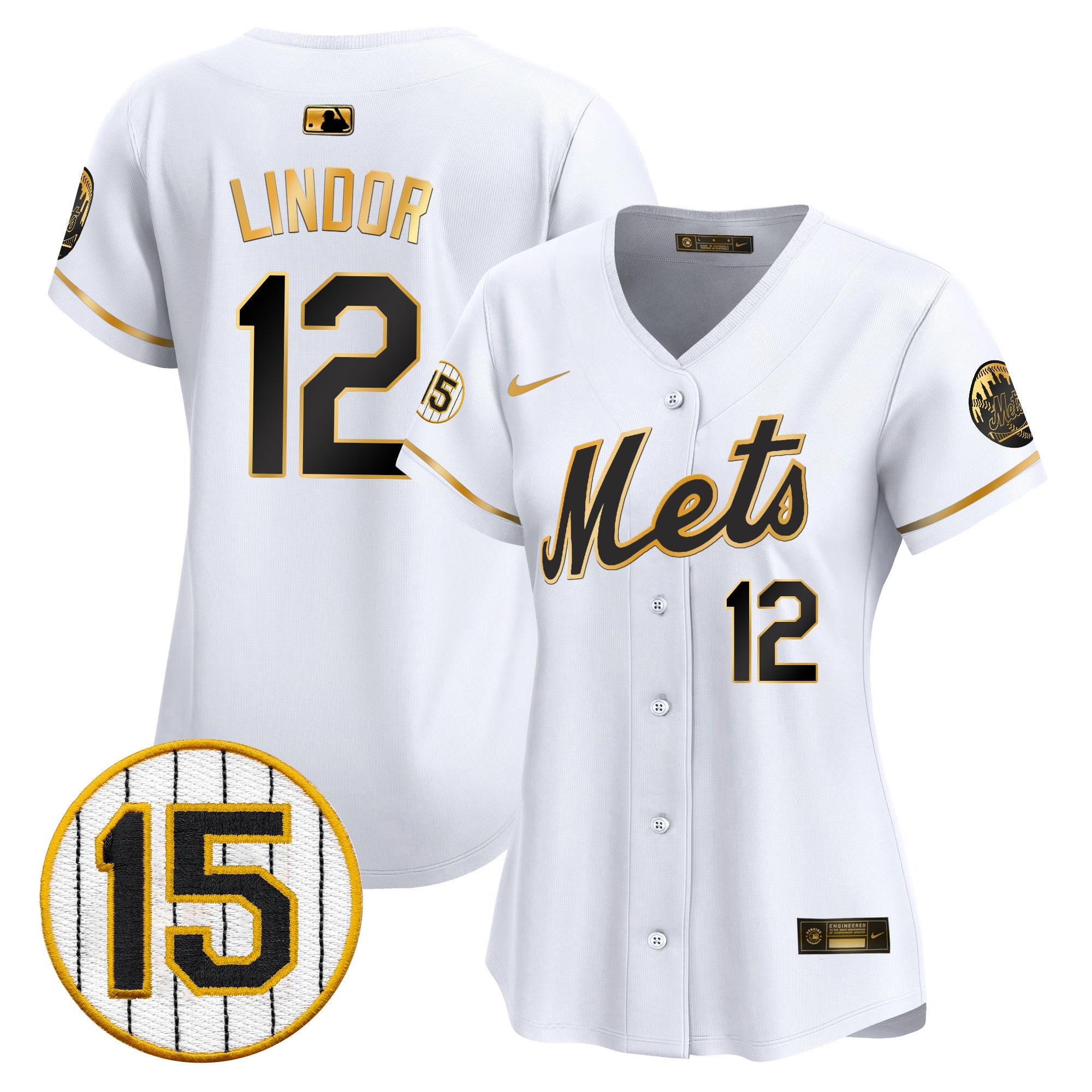 Women’s New York Jerry Grote Patch Vapor Premier Limited Jersey