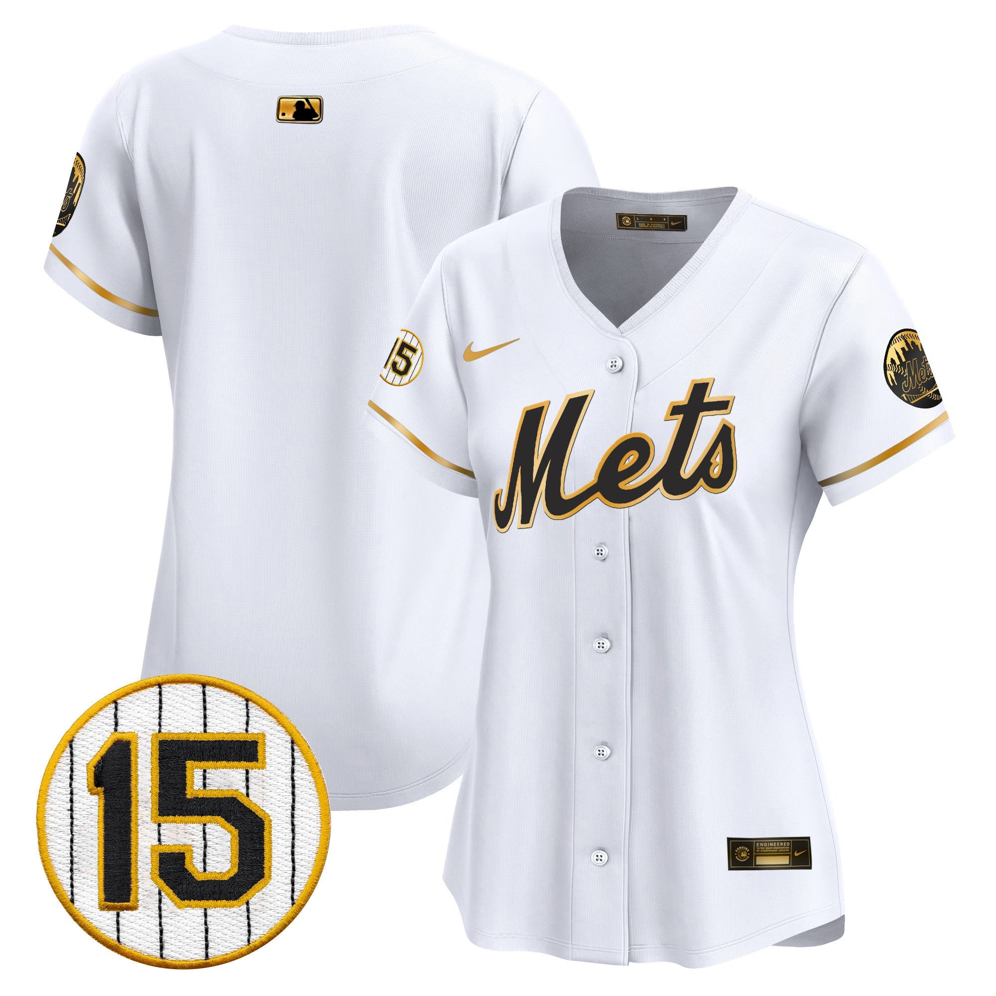 Women’s New York Jerry Grote Patch Vapor Premier Limited Jersey