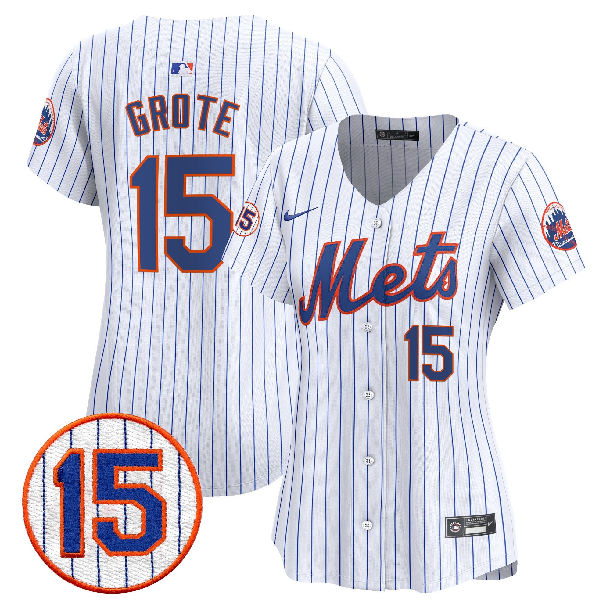 Women’s New York Jerry Grote Patch Vapor Premier Limited Jersey