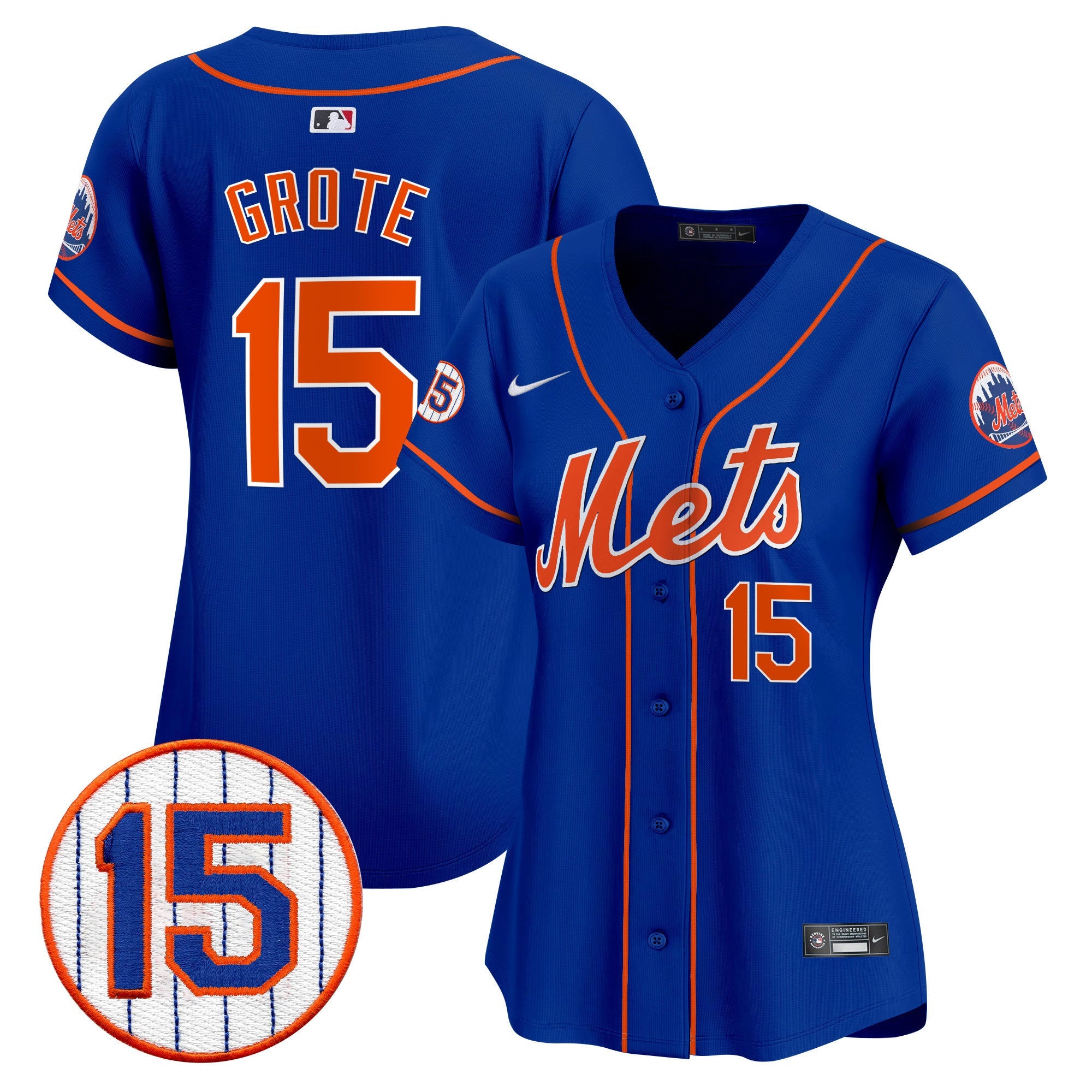 Women’s New York Jerry Grote Patch Vapor Premier Limited Jersey
