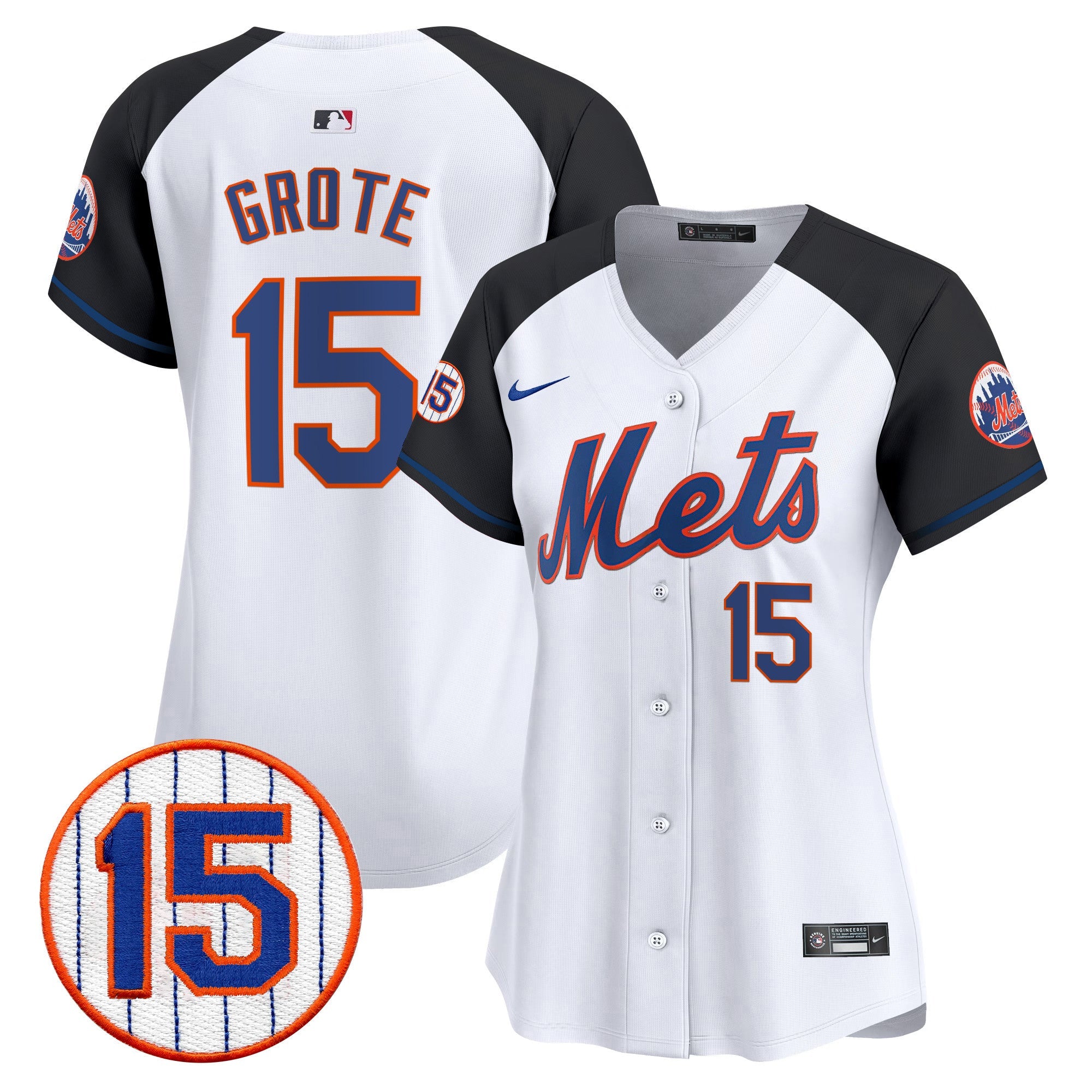 Women’s New York Jerry Grote Patch Vapor Premier Limited Jersey