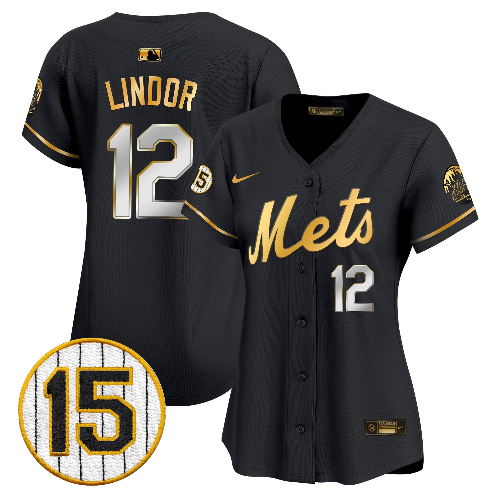 Women’s New York Jerry Grote Patch Vapor Premier Limited Jersey